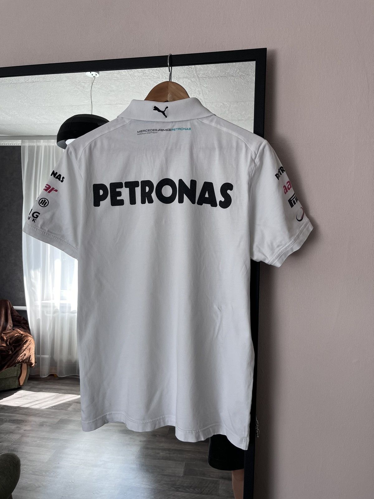 Puma Vintage Mercedes Benz Formula One Petronas AMG Polo Y2K Size US M / EU 48-50 / 2 - 2 Thumbnail