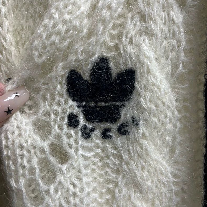 Gucci Gucci Size S Ivory color-block knitted mid-waist casual pa Size 42" / US 20 - 2 Thumbnail