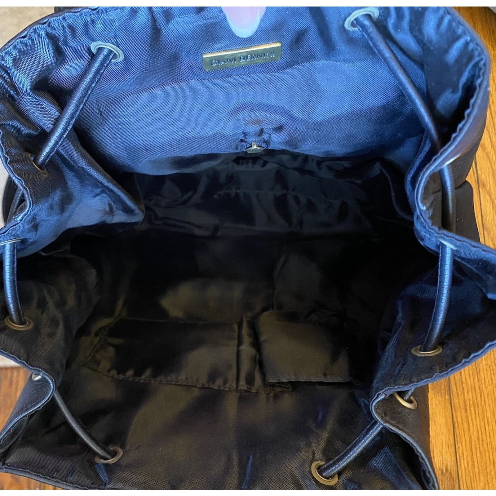 Giani Bernini Giani Bernini Black Faux Leather Backpack Purse Women’s Bag Size ONE SIZE - 3 Thumbnail