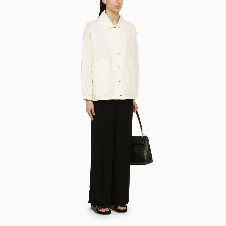 Jil Sander o1d2blof0824 Jackets With Logo in White Size XS / US 0-2 / IT 36-38 - 5 Thumbnail