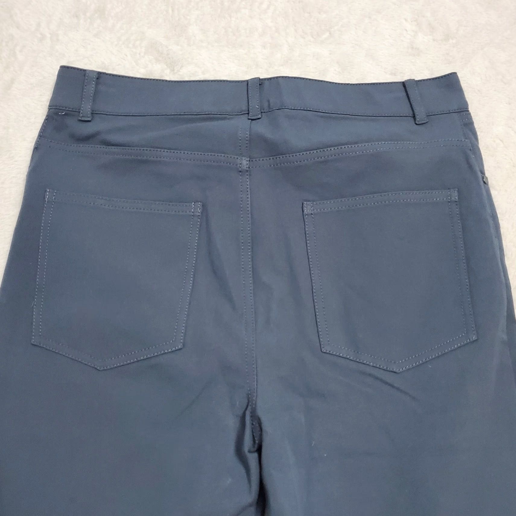M.M.LaFleur MM.LaFleur Sammataro 1.0 Jean Pants Women 8 Dusty Indigo Denim Straight Regular Ankle Pockets Stretch - 96% Organic Cotton 4% Elastane Size 30" / US 8 / IT 44 - 7 Thumbnail
