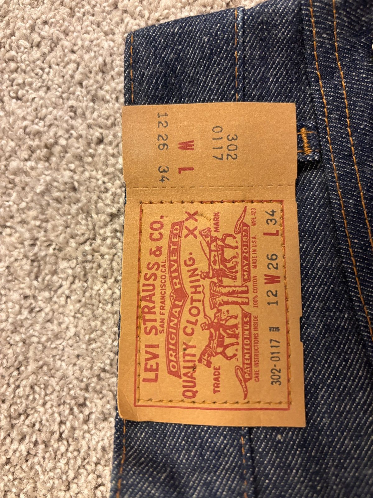 Levi's Vintage 1983 Levi’s 501 Shrink-to-Fit Jeans Deadstock USA Size US 26 / EU 42 - 5 Thumbnail