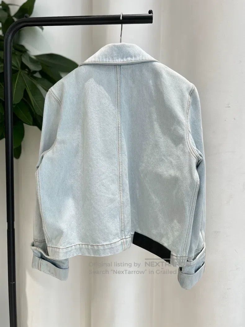 Loewe Loewe Light Blue Washed Denim Jacket Size XXS / US 00 / IT 34 - 4 Thumbnail