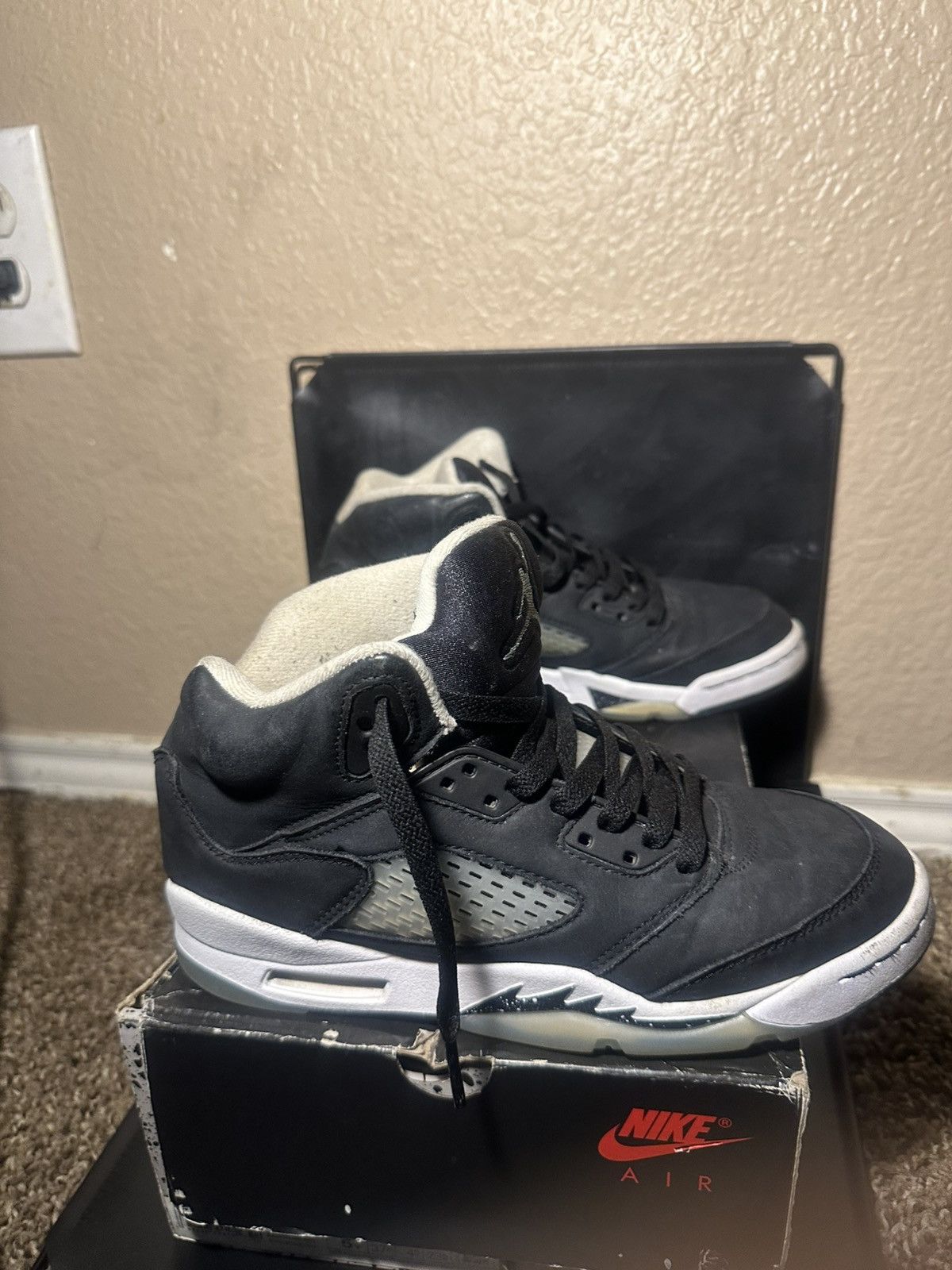 Jordan Brand Jordan 5 (GS) Oreo Size US 5 / EU 37 - 3 Thumbnail
