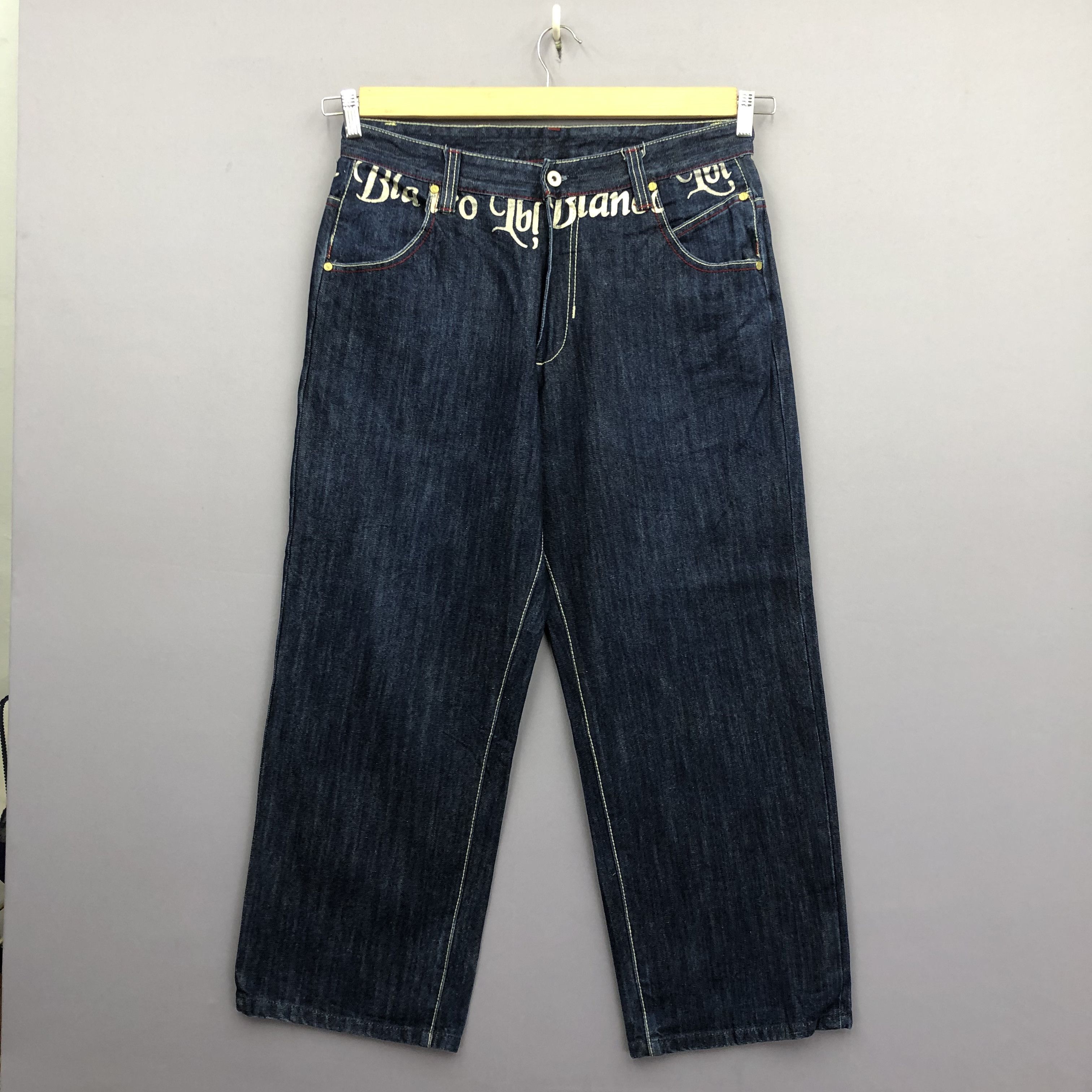 JNCO Crazy Y2K Southpole Style Baggy Japanese Skater Jeans Denim Size US 32 / EU 48 - 2 Thumbnail