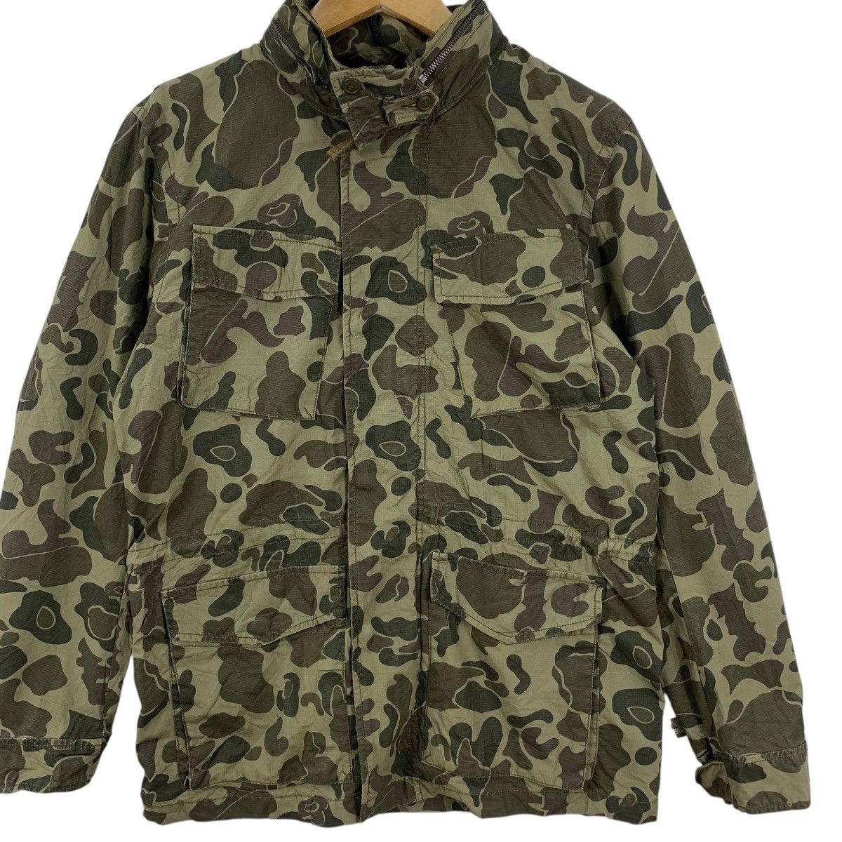 Gap Vintage GAP DUCK FROGSKIN Camouflage Outdoor Jacket Heavy Size US M / EU 48-50 / 2 - 6 Thumbnail