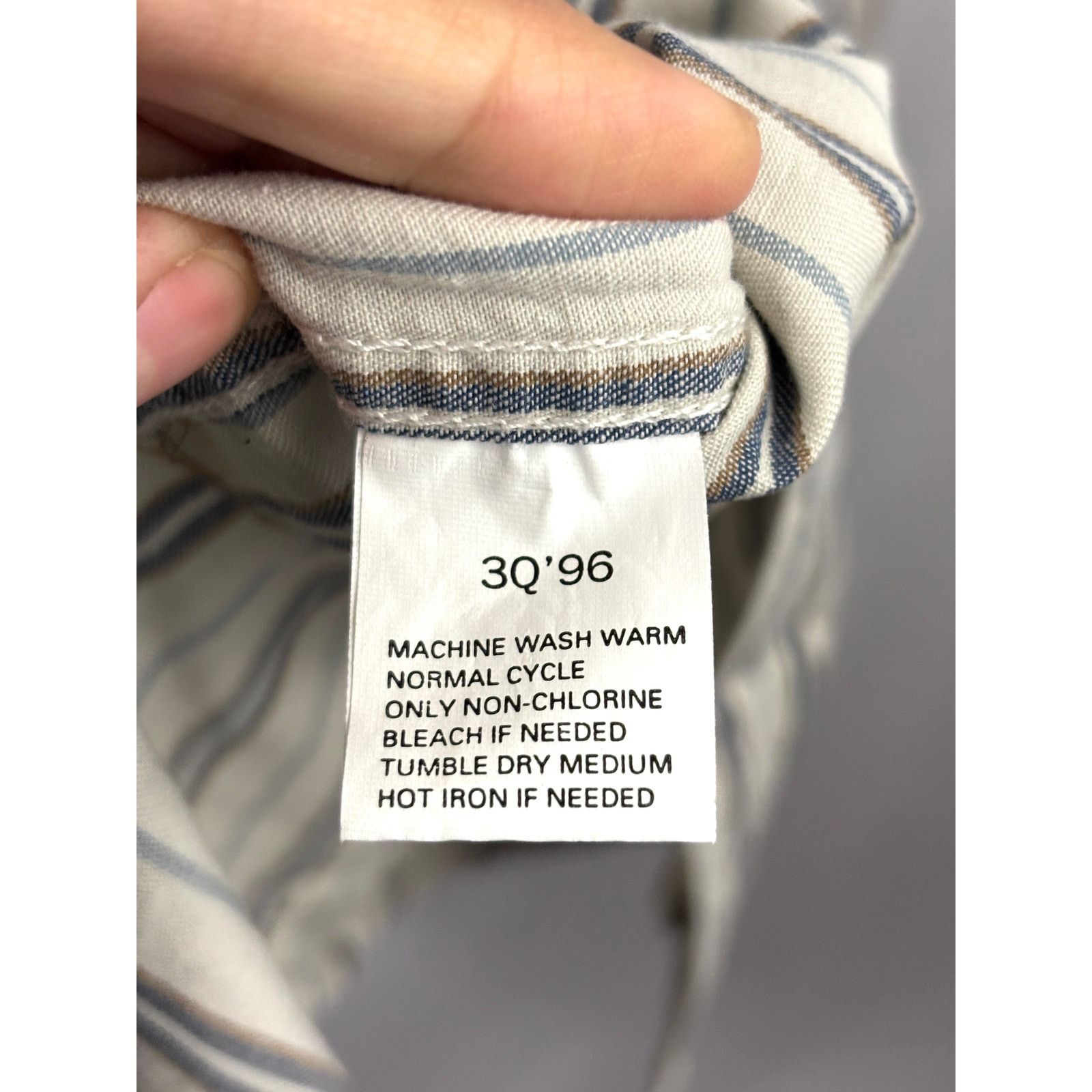 Levi's Vintage Levi’s Striped Button Shirt Men’s Medium 90s Size US M / EU 48-50 / 2 - 5 Thumbnail