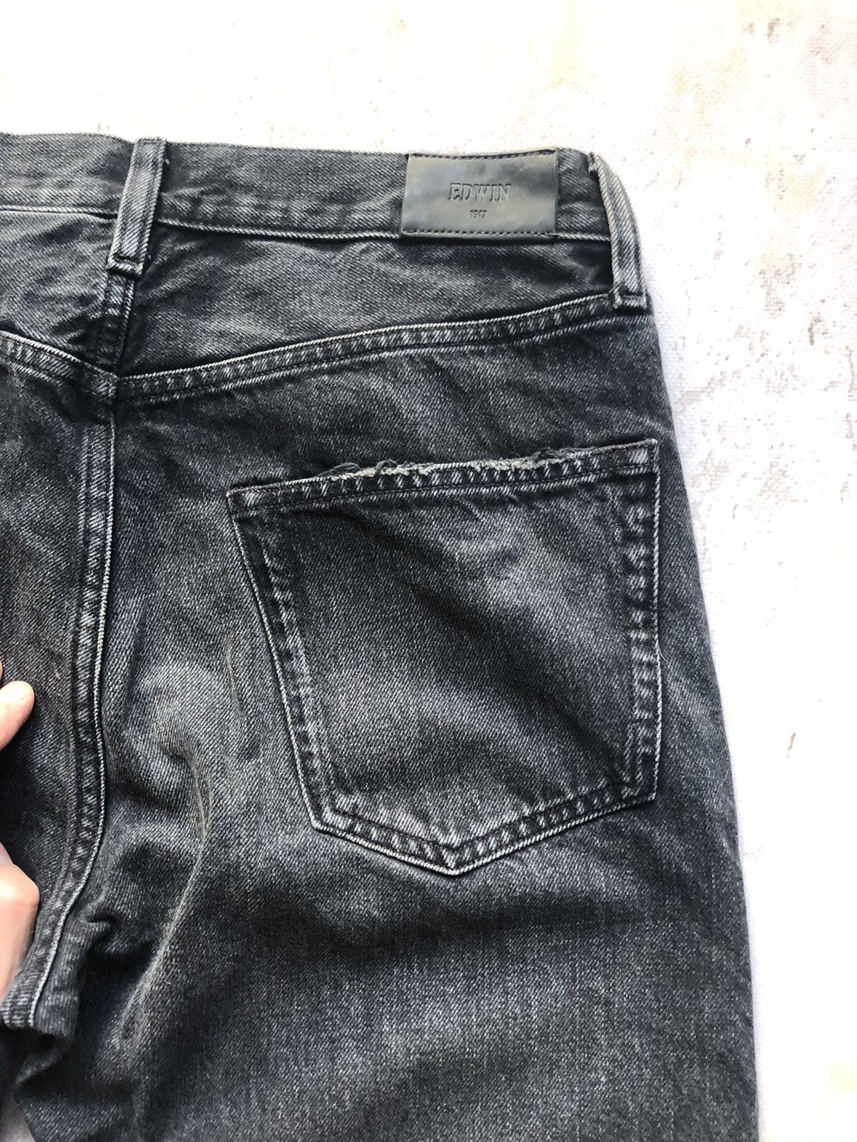 Edwin Vintage Edwin Denim Jeans black Denim Jeans Size US 26 / EU 42 - 3 Thumbnail