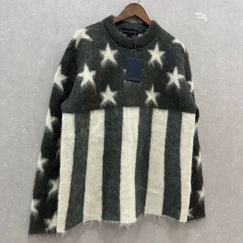 Louis Vuitton Louis Vuitton Mohair star sweater Size US XL / EU 56 / 4 - 4 Thumbnail