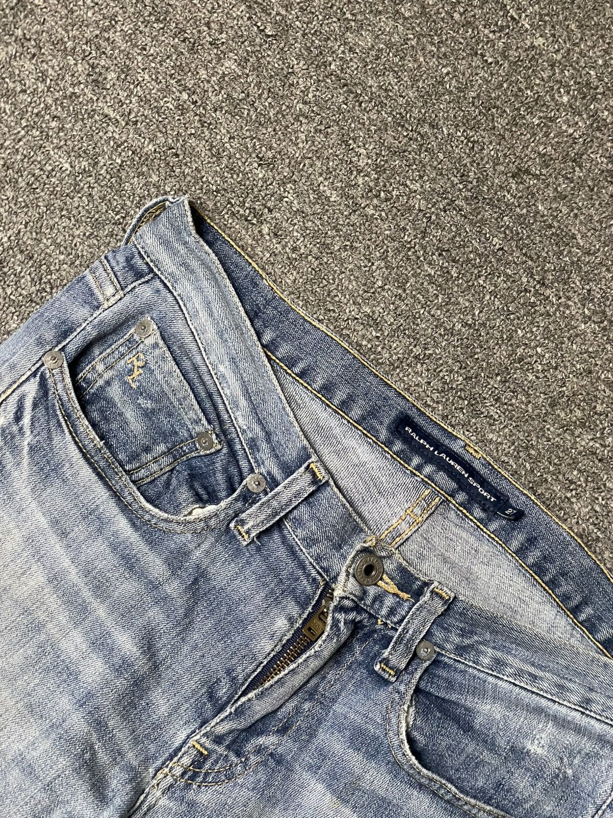 Polo Ralph Lauren × Ralph Lauren × Vintage Ralph Lauren Sport Skinny Denim Jeans (92) Size US 31 - 5 Thumbnail