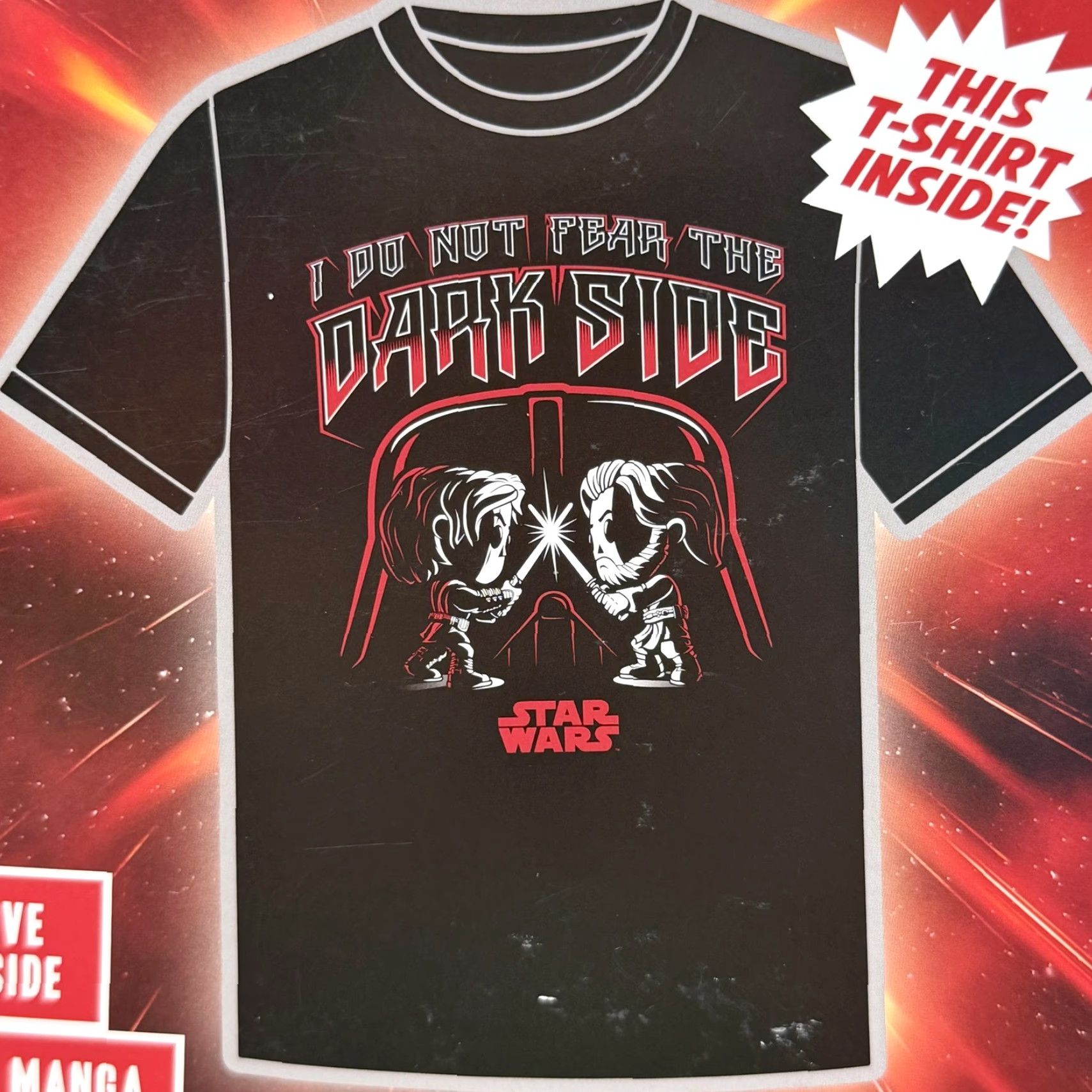 Star Wars Star Wars Shirt Unisex Small Black Graphic Print Tee Anakin Vs Obi Wan Pop Boxed Size US S / EU 44-46 / 1 - 7 Thumbnail