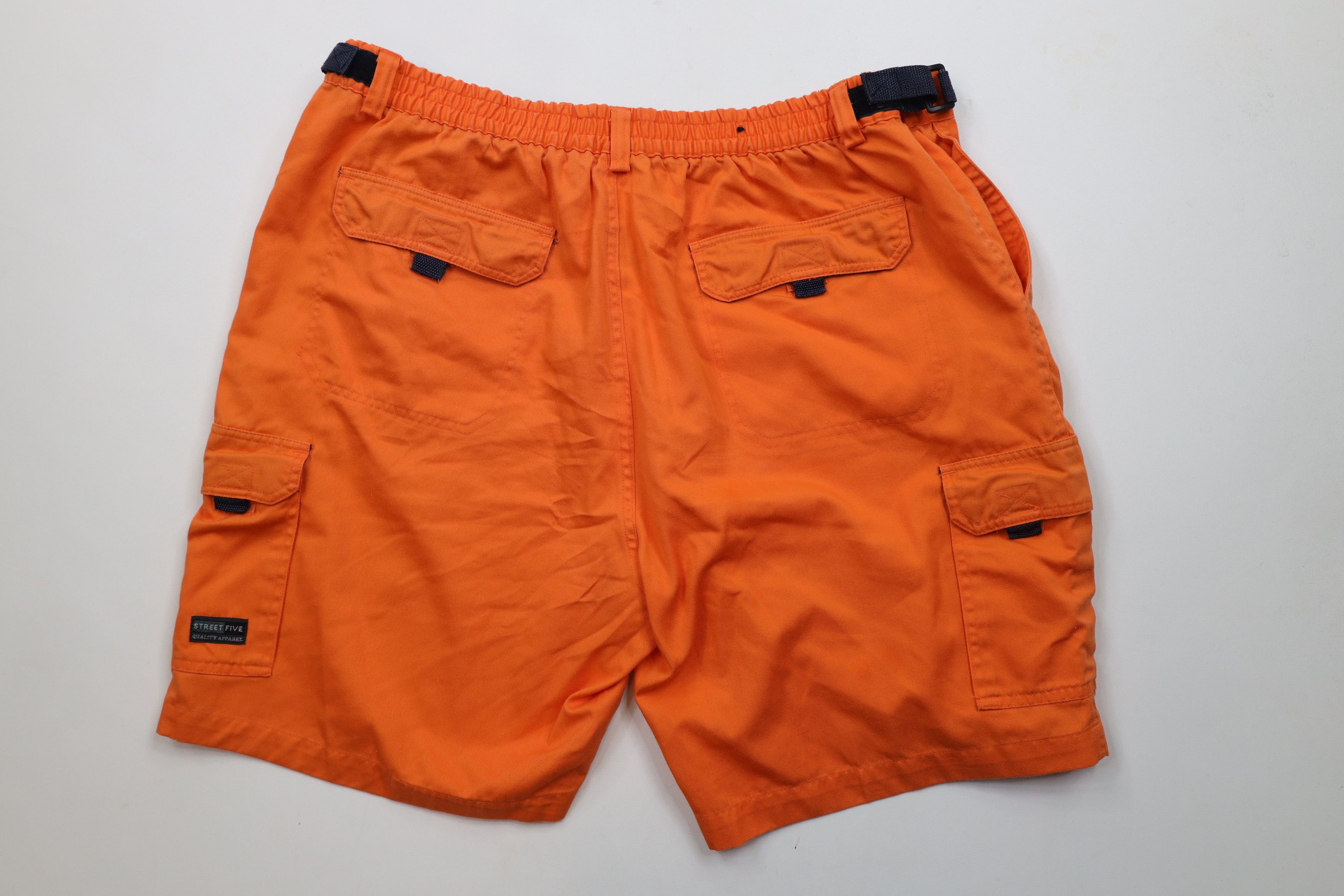 Vintage Vintage 90s Streetwear Relaxed Fit Above Knee Cargo Shorts Size US 40 / EU 56 - 9 Thumbnail