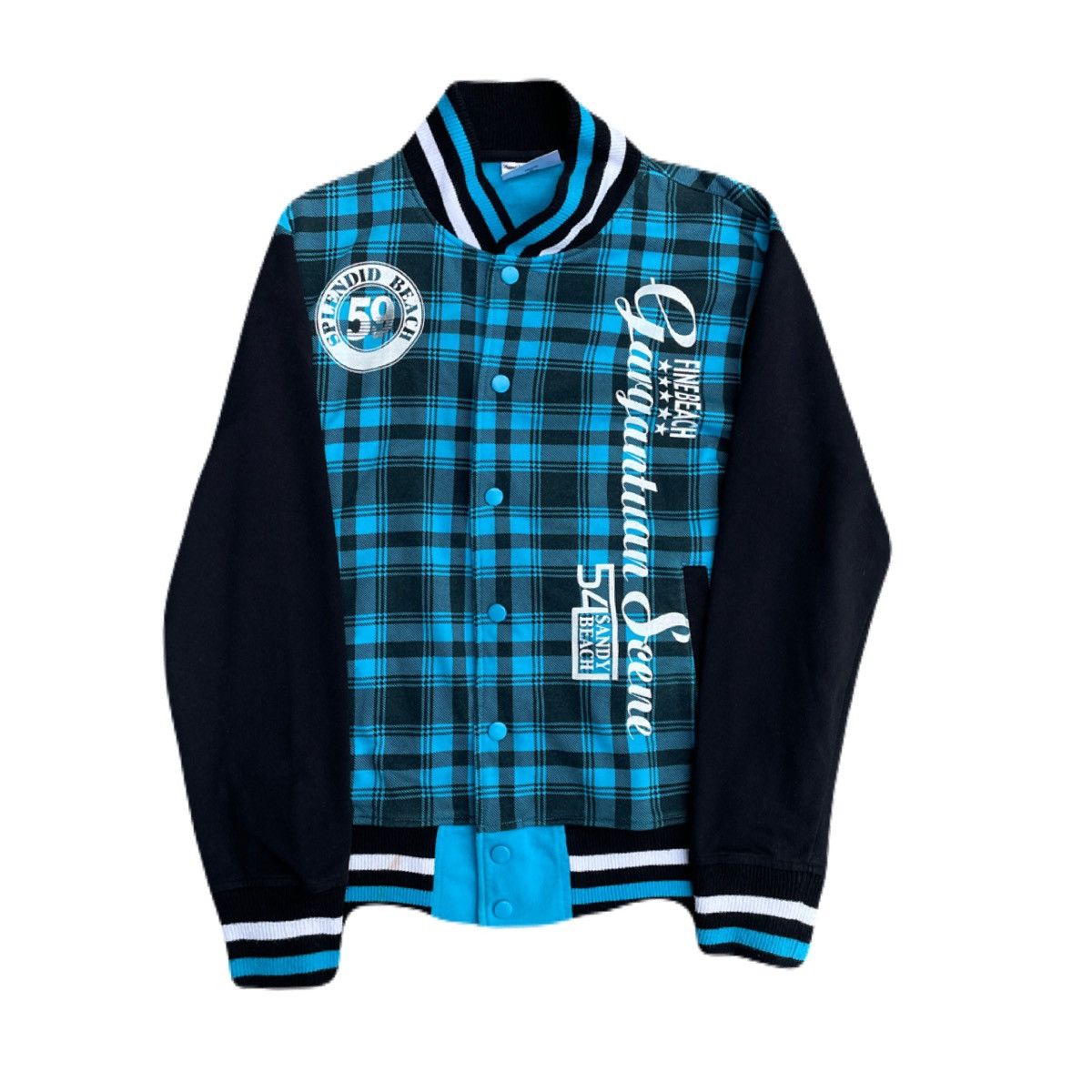If Six Was Nine 2000s Japanese archive Poem Plaid Jacket Gyaruo Vkei Y2K Size US S / EU 44-46 / 1 - 2 Thumbnail