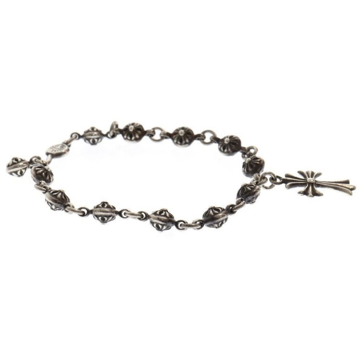 Chrome Hearts Chrome Hearts Cross Ball Silver Bracelet Size ONE SIZE - 3 Thumbnail