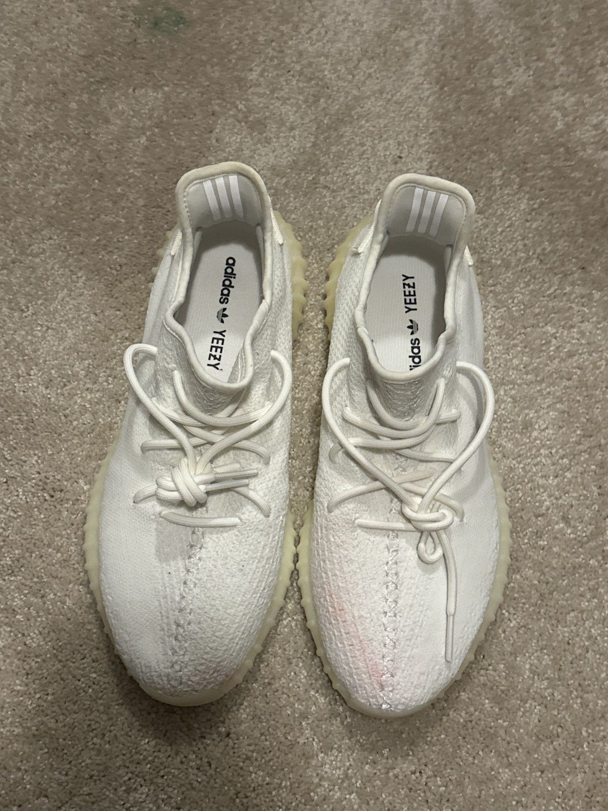 Adidas Adidas Yeezy Boost 350 V2 Cream Size US 12 / EU 45 - 4 Thumbnail