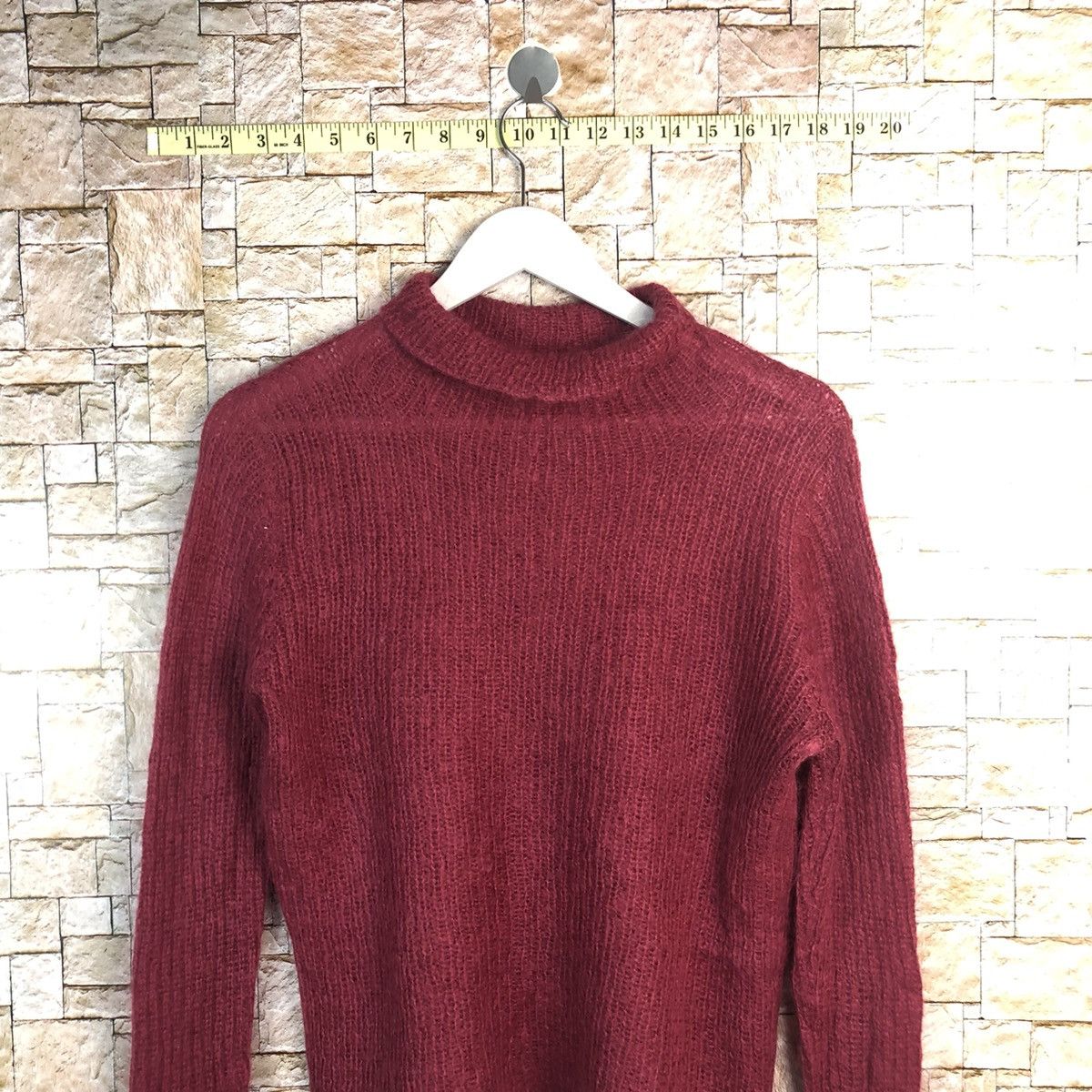 Homespun Knitwear × Japanese Brand Japanese Brand Marron Knitwear crop top vintage #A946 Size M / US 6-8 / IT 42-44 - 2 Thumbnail