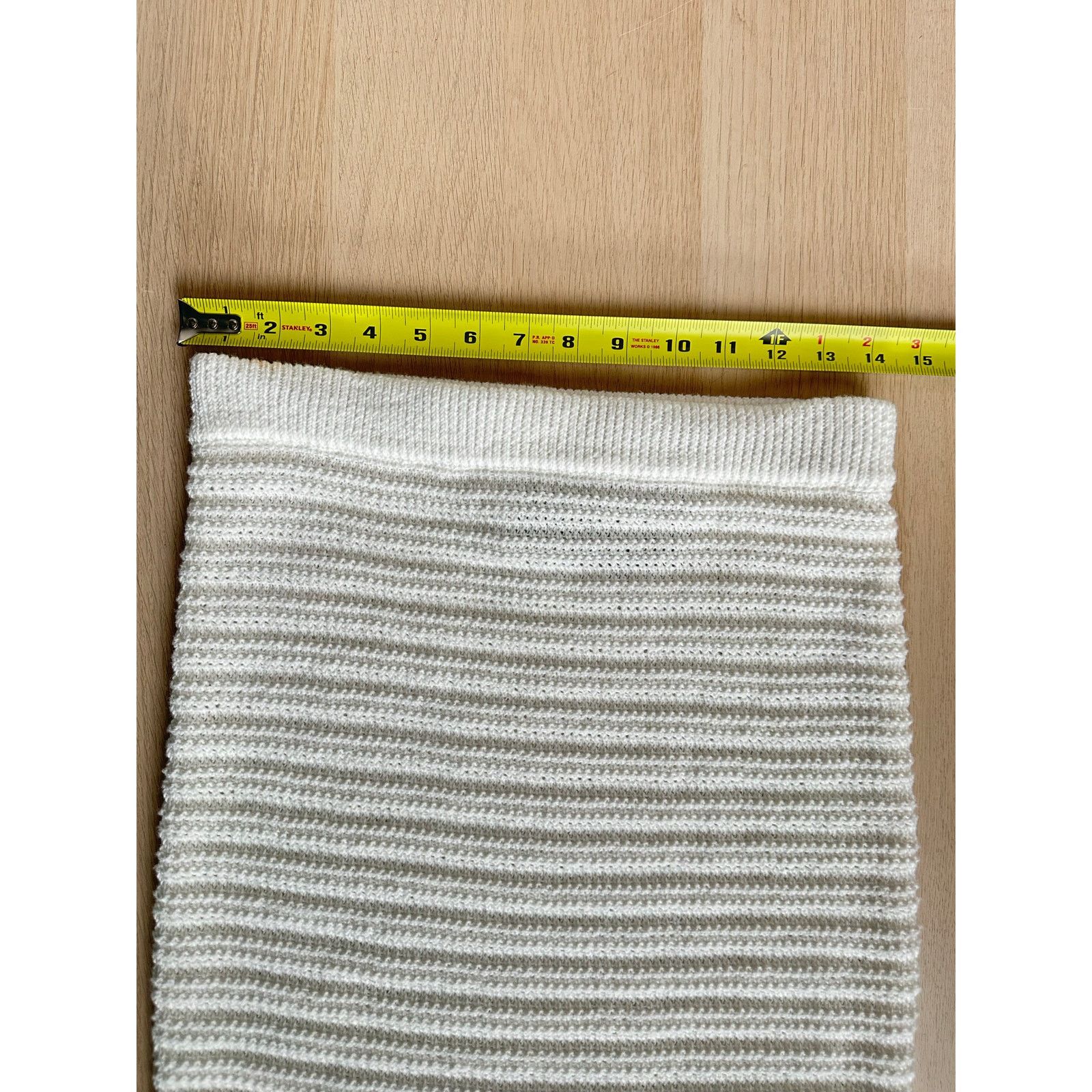 H&M H&M White Cotton Skirt - Size S - NWT Size 26" / US 2 / IT 38 - 3 Thumbnail