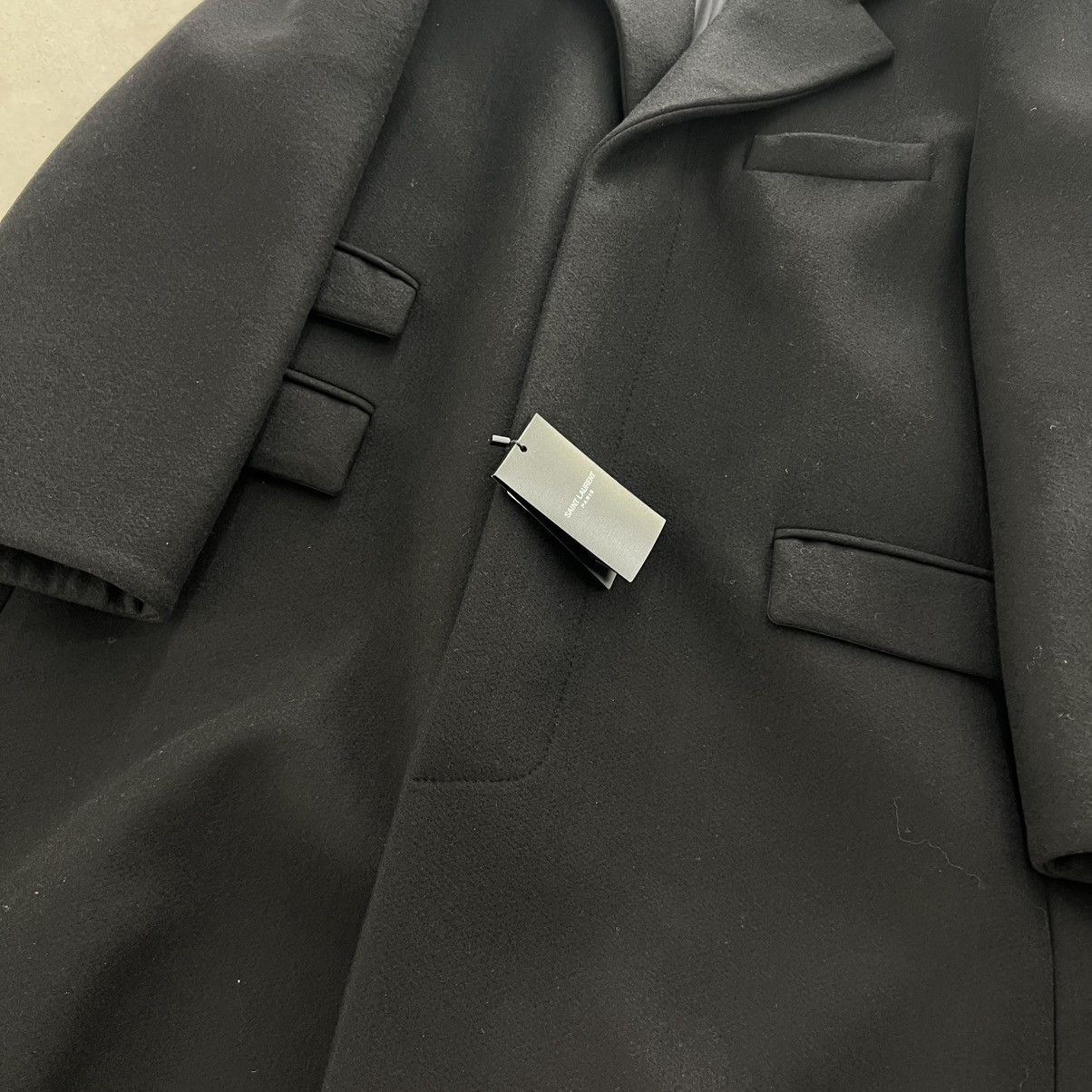 Saint Laurent Paris Saint Laurent Oversized Wool Coat Size US L / EU 52-54 / 3 - 4 Thumbnail