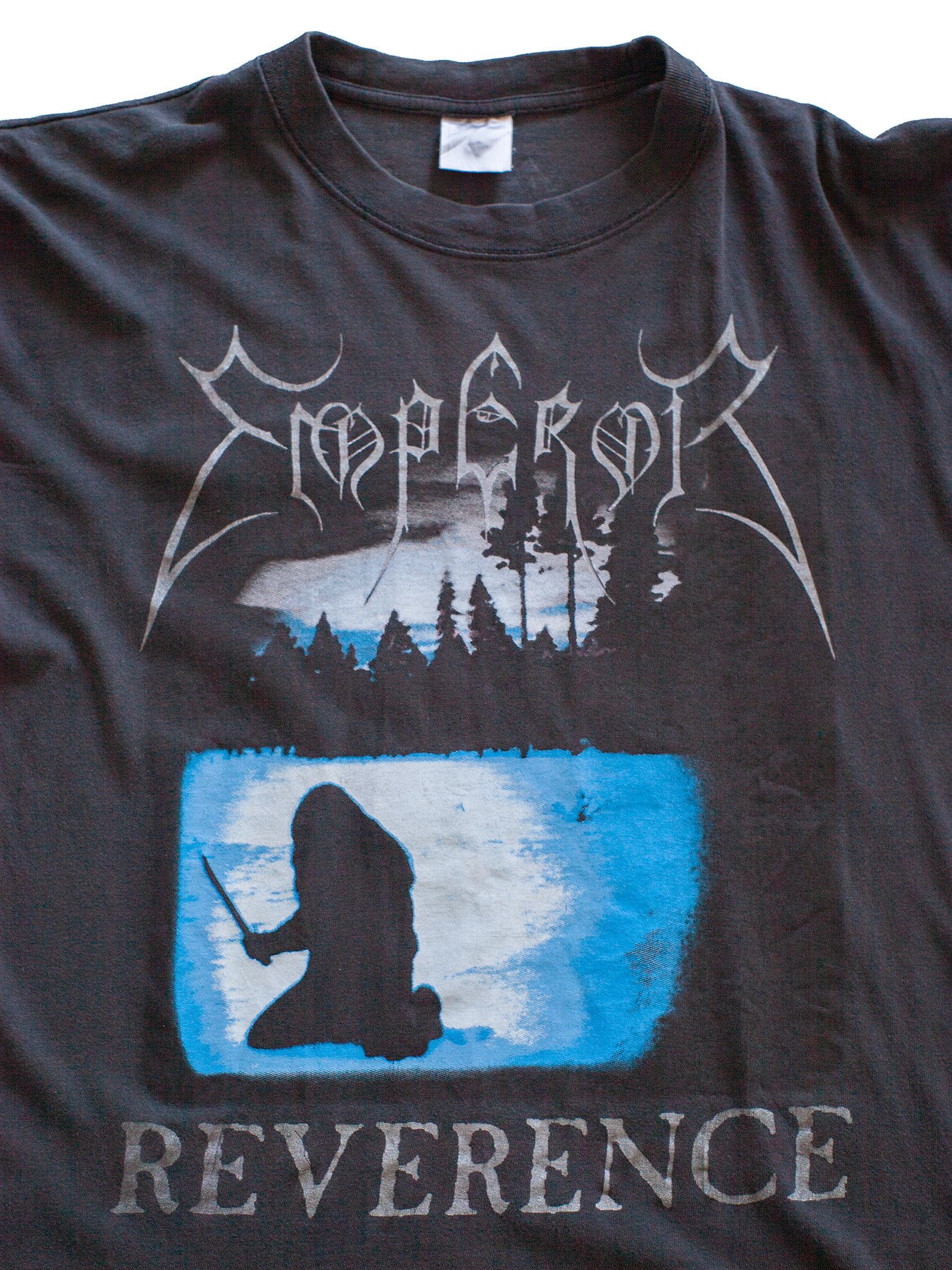 Band Tees Vintage 1997 Emperor "Reverence" 90s Metal Band T-Shirt Size US XL / EU 56 / 4 - 2 Thumbnail