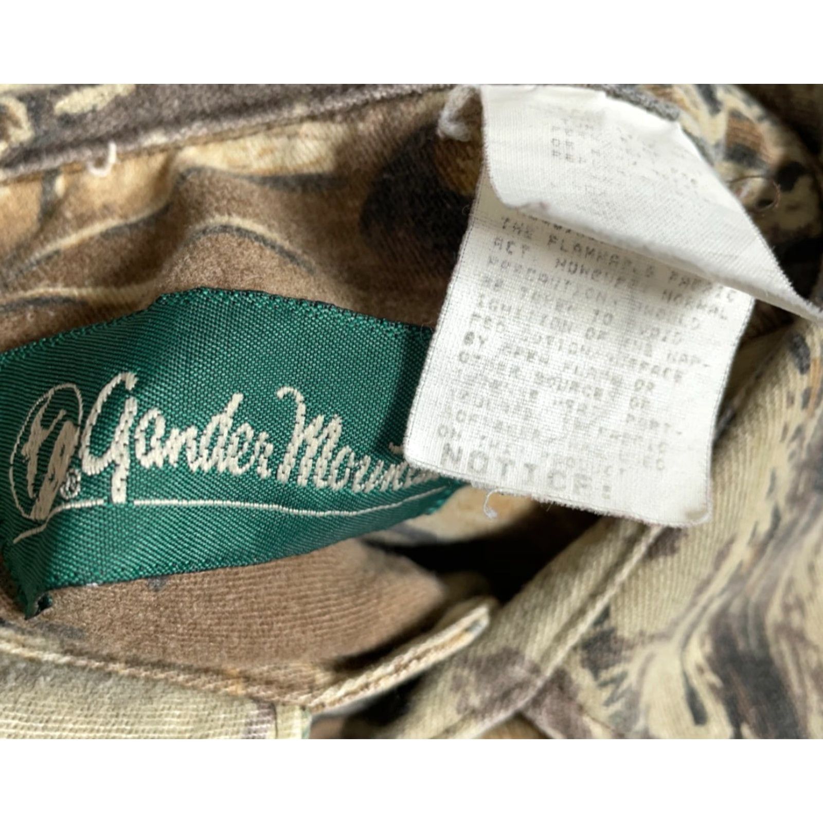 Vintage VINTAGE Gander Mountain Camouflage Flannel Shirt Men’s Medium Brown Camouflage USA Made Size US M / EU 48-50 / 2 - 3 Thumbnail