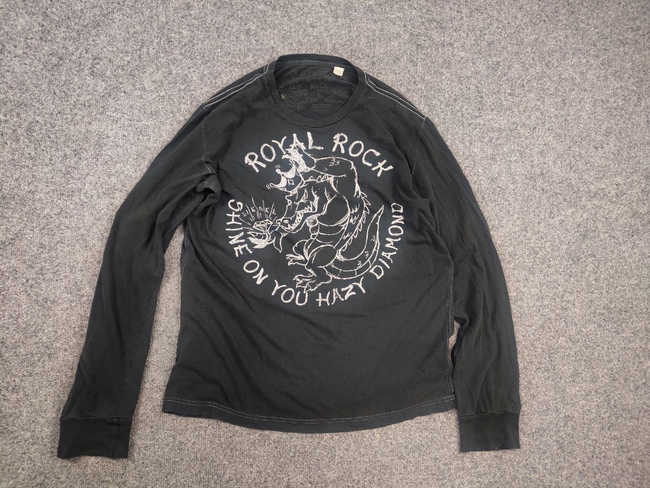 Diesel Vintage Y2K Diesel Royal Rock Faded Color Long Sleeve Shirt Size US M / EU 48-50 / 2 - 9 Thumbnail