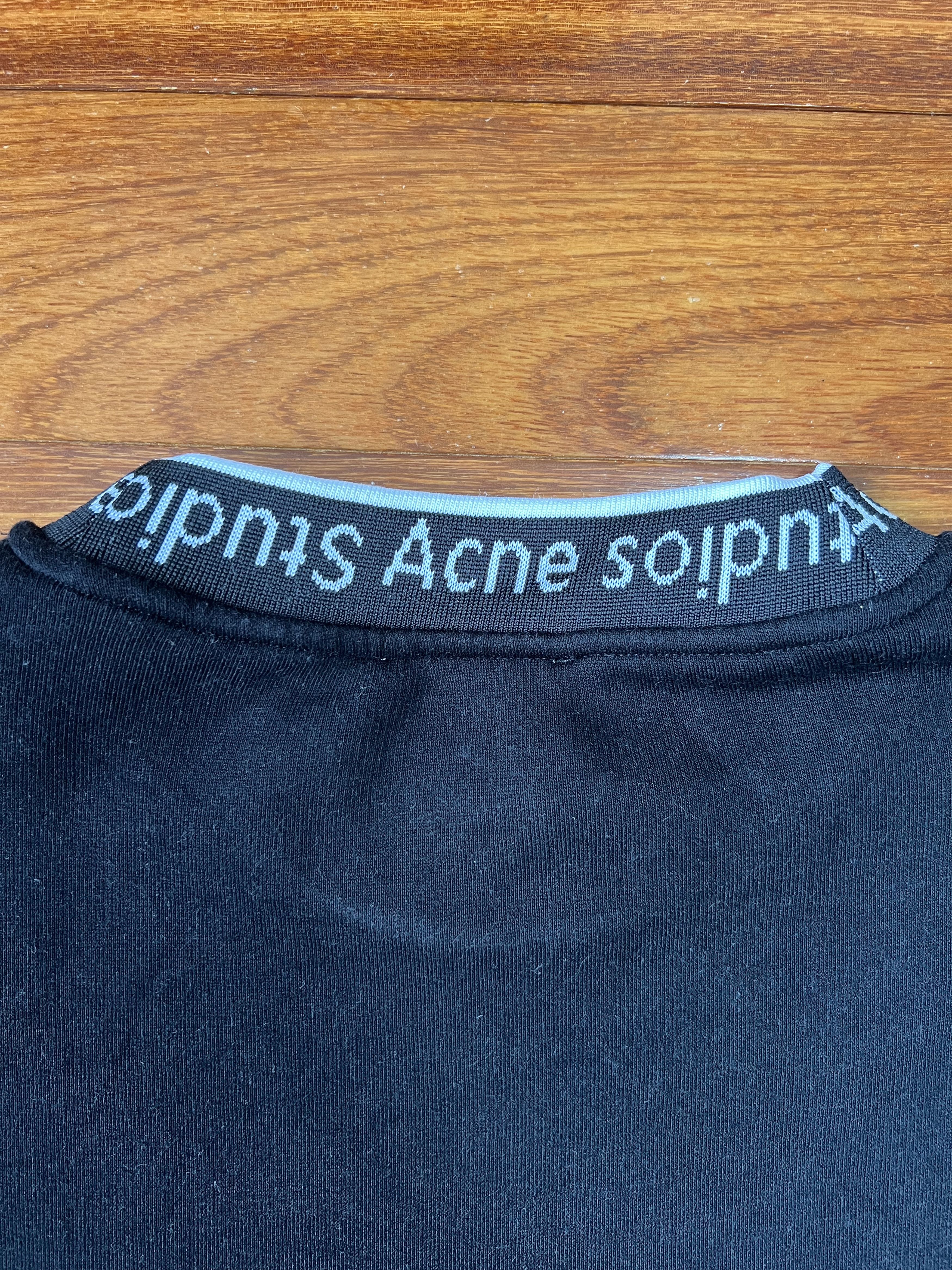 Acne Studios 💚 Acne Studios Black Logo Crewneck Large NEW Size US L / EU 52-54 / 3 - 6 Thumbnail