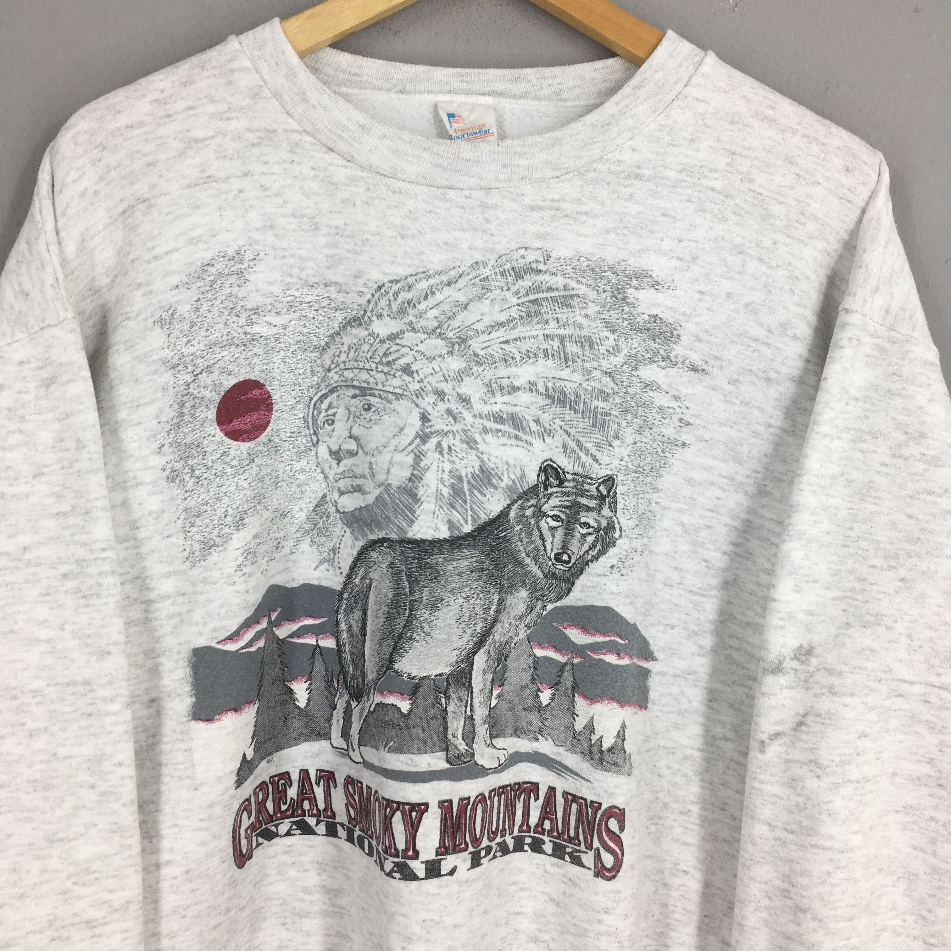Vintage Vintage 90s National Park Great Smoky Mountains Sweatshirt L Size US L / EU 52-54 / 3 - 2 Thumbnail