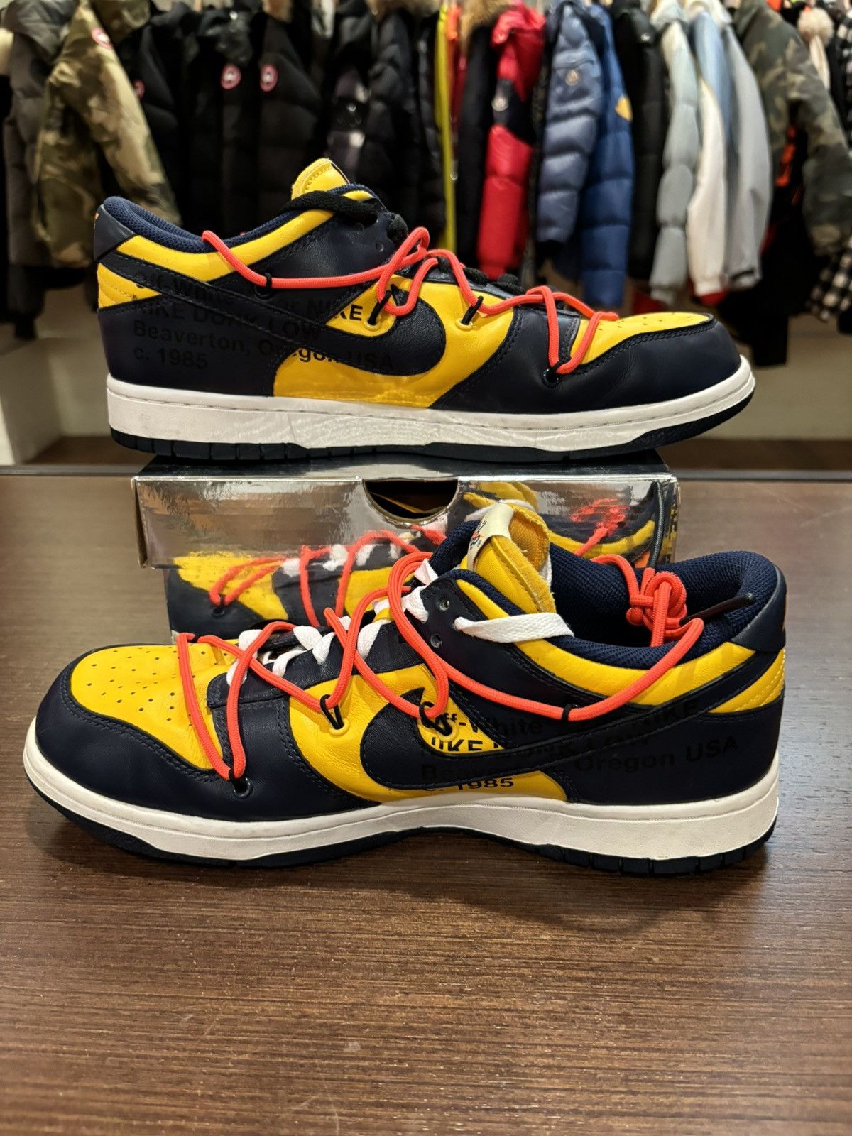 Nike Dunk Low 'Off-White' 'Michigan'