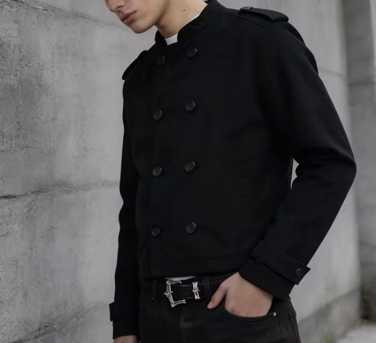 Japanese Brand Black Button Down Jacket Size US XL / EU 56 / 4 - 9 Thumbnail