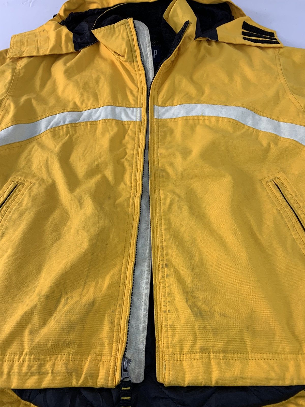 Gap × Vintage Vintage Style Gap Winter Ski Hooded Yellow Jacket Size US XS / EU 42 / 0 - 4 Thumbnail