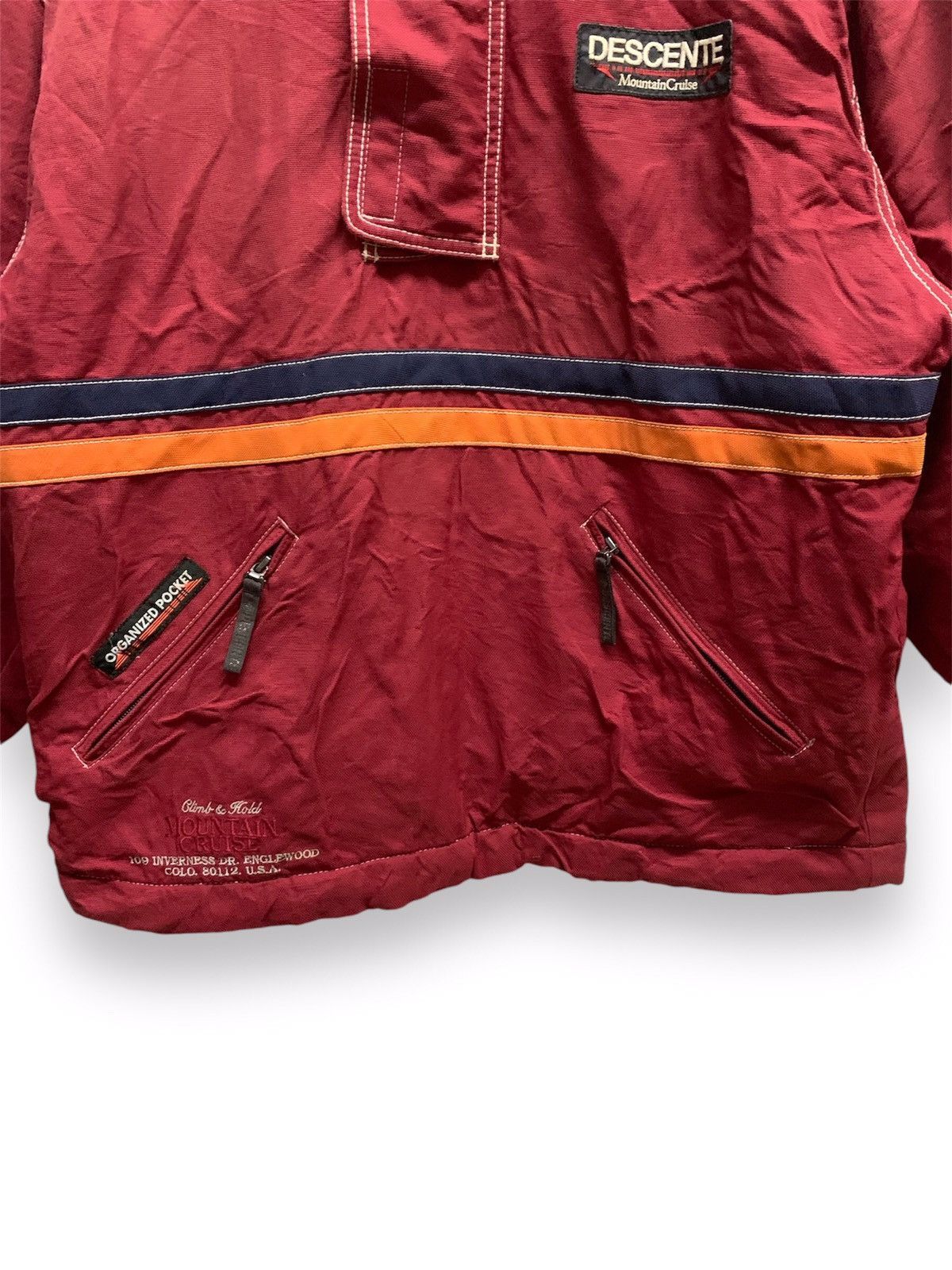 Descente × Japanese Brand × Vintage Vintage 90s Descente Mountain Cruise Jumper Hoodie Size US L / EU 52-54 / 3 - 5 Thumbnail
