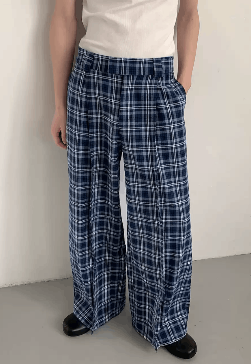 Other Men’s Vintage Plaid Slacks SS25 VOL.1 Size US 30 / EU 46 - 1 Thumbnail