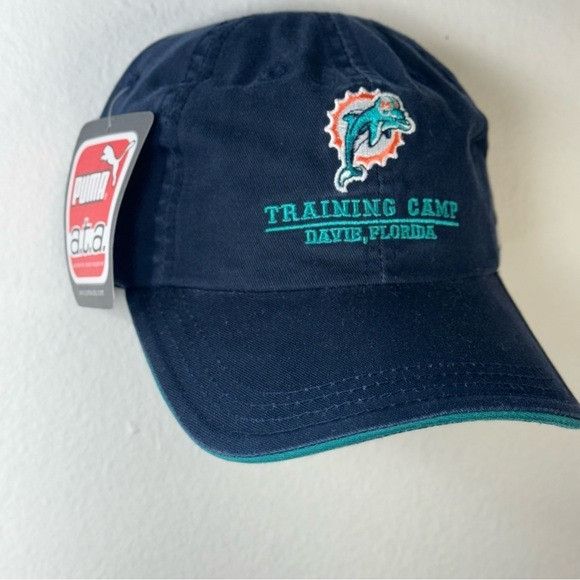 NFL NWT MIAMI DOLPHINS NFL PUMA VINTAGE TRAINING CAMP DAVIE FLOR Size ONE SIZE - 2 Thumbnail