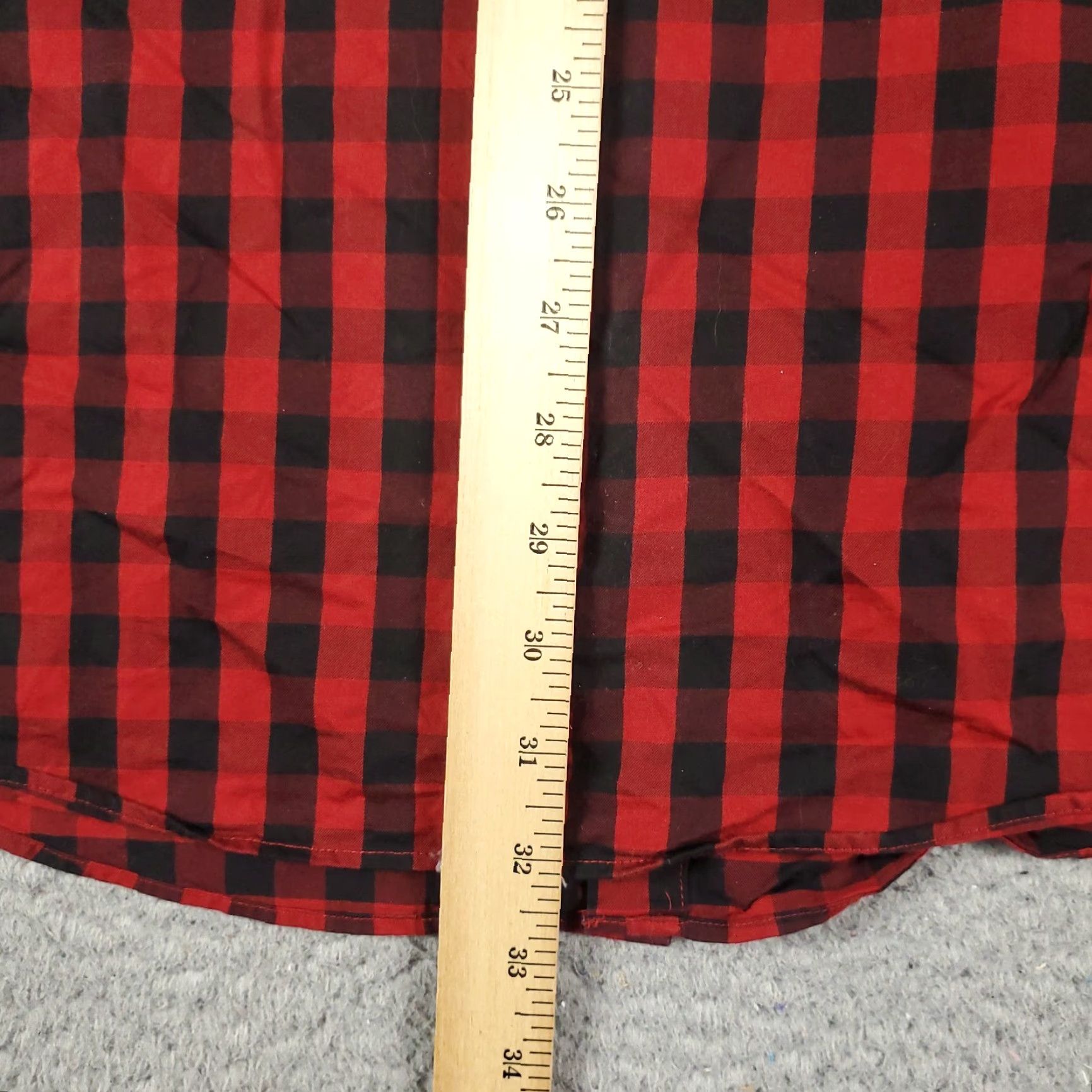 Tommy Hilfiger TOMMY HILFIGER Check Button-Up Shirt Mens XL Red Casual Long Sleeve Modern Preppy Size US XL / EU 56 / 4 - 4 Thumbnail