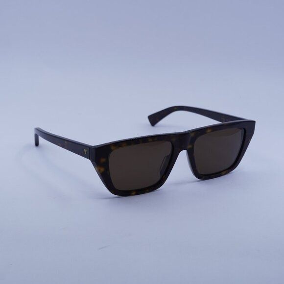 Bottega Veneta Bottega Veneta BV1291S 002 Sunglasses Havana Rectangle Frame Size ONE SIZE - 1 Thumbnail