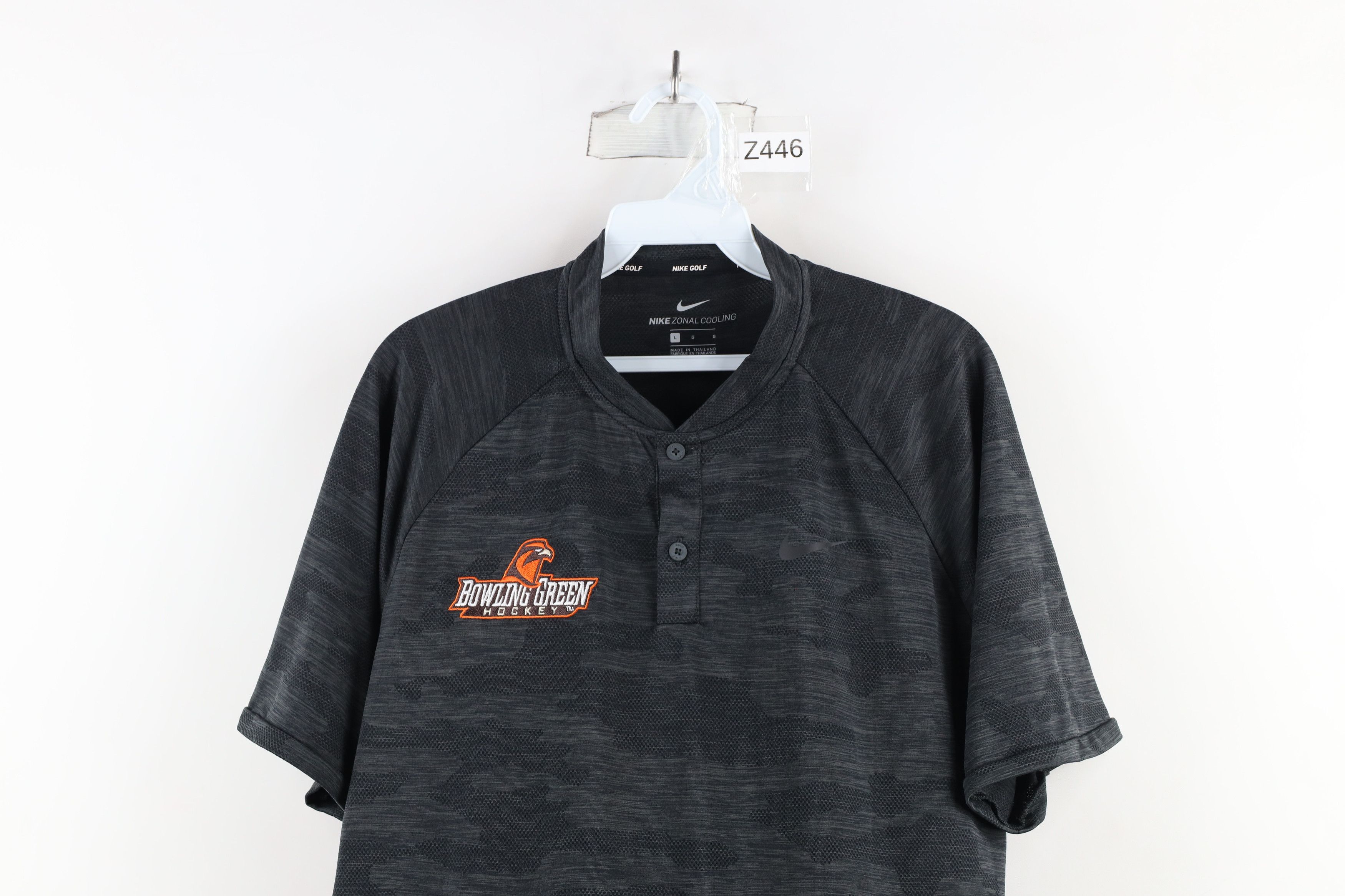 Nike × Vintage Nike Bowling State University Hockey Camouflage T-Shirt Size US L / EU 52-54 / 3 - 2 Thumbnail