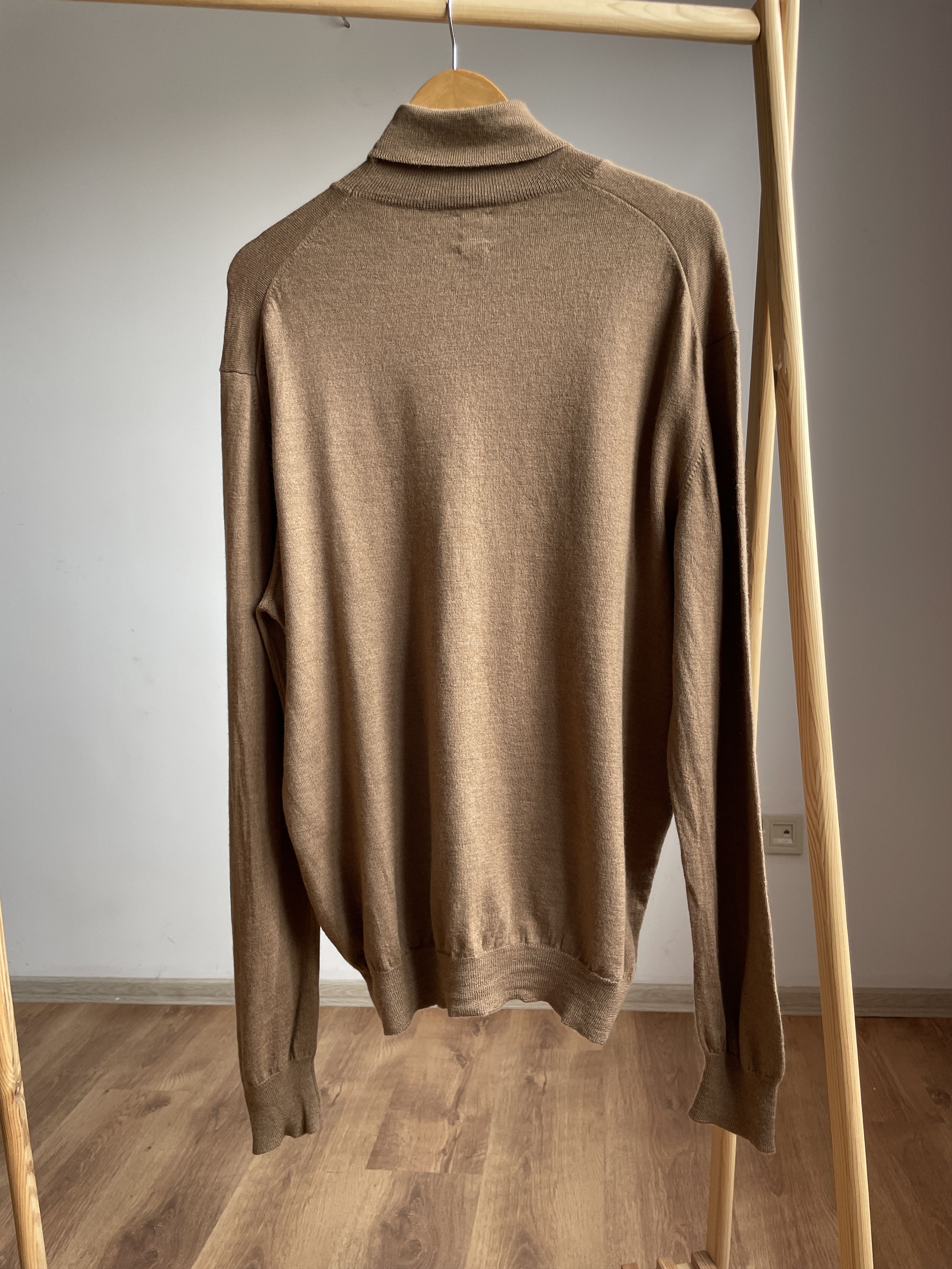 Boggi Boggi Milano Virgin Wool Roll Neck Sweater Size XXL Size US XXL / EU 58 / 5 - 2 Thumbnail