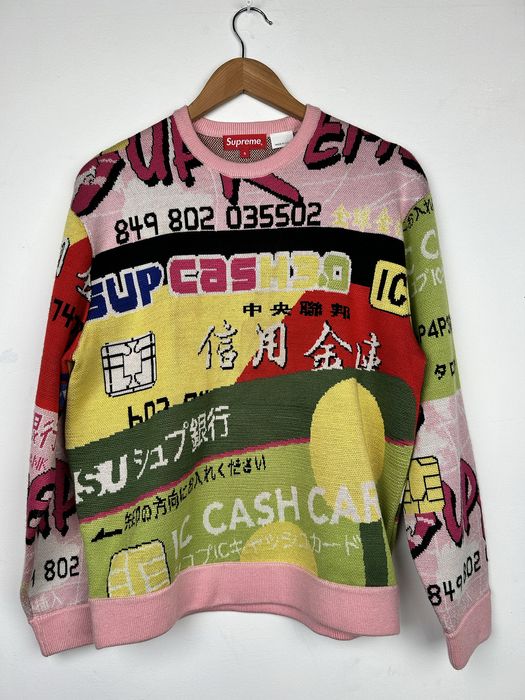 Supreme best sale pink sweater