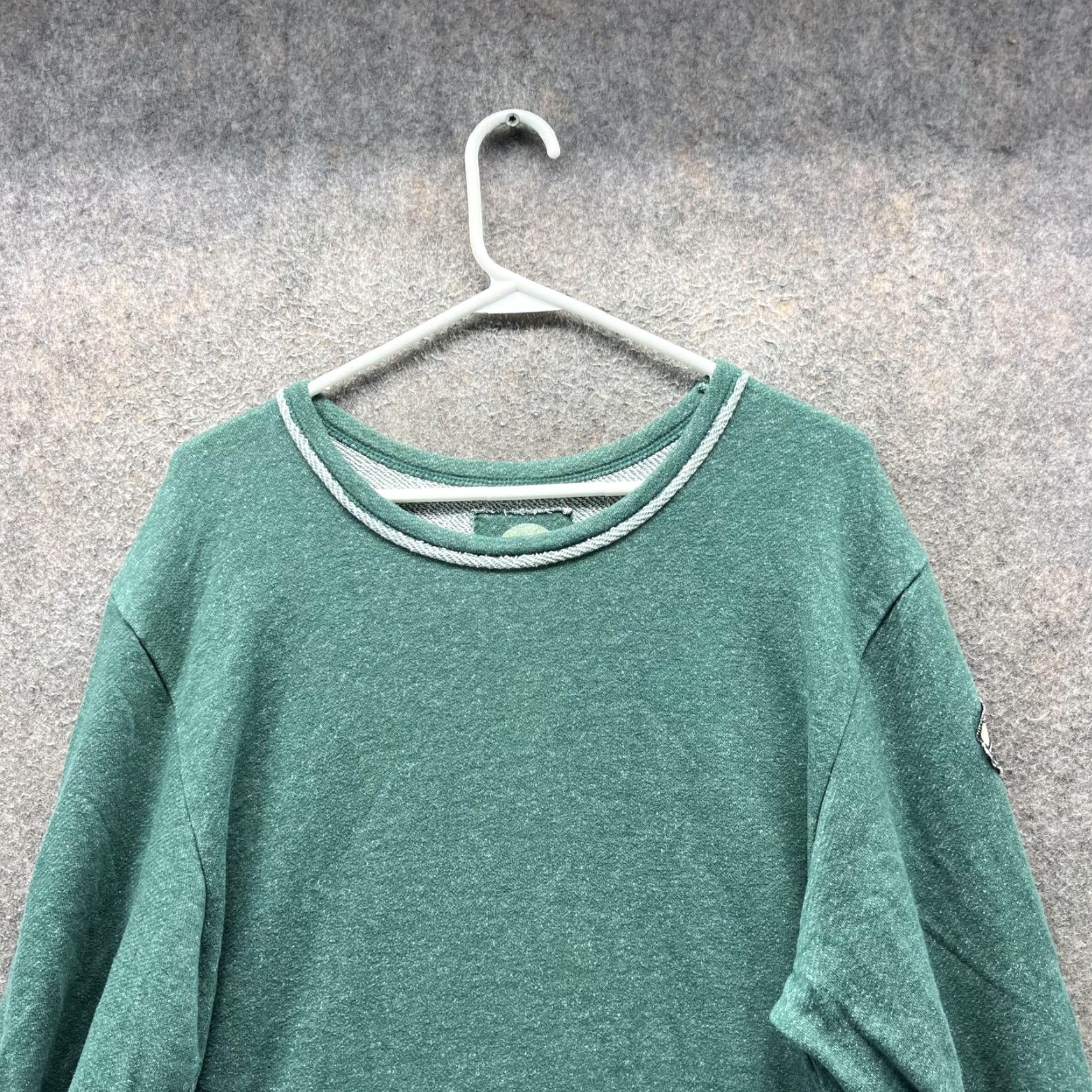 Life is Good Life is Good Sweatshirt Womens L Green Crewneck Pullover Logo Patch Top Size L / US 10 / IT 46 - 3 Thumbnail