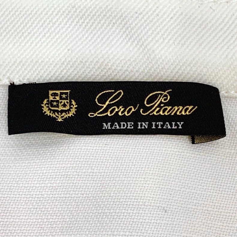 Loro Piana LORO PIANA White pocket logo letter embroidery cotton long Size XS / US 0-2 / IT 36-38 - 6 Thumbnail