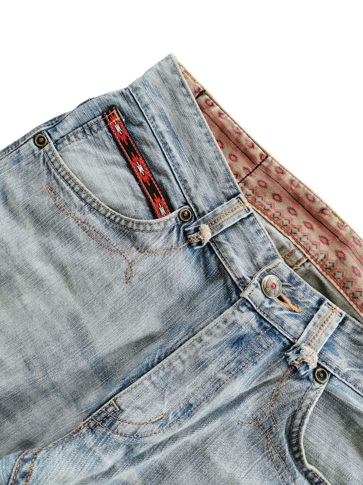 Edwin Vintage Edwin Distressed Denim Jeans ▫️ Size 34x34 Size US 34 / EU 50 - 8 Thumbnail