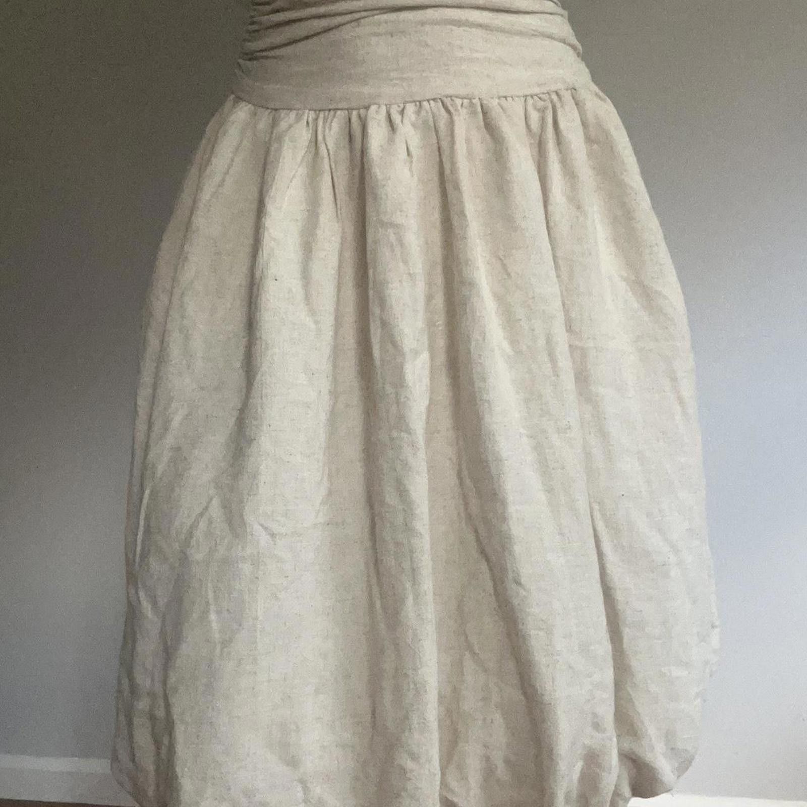 Other Cream midi skirt with elastic waistband Size 25" / US 0 / IT 36 - 5 Thumbnail