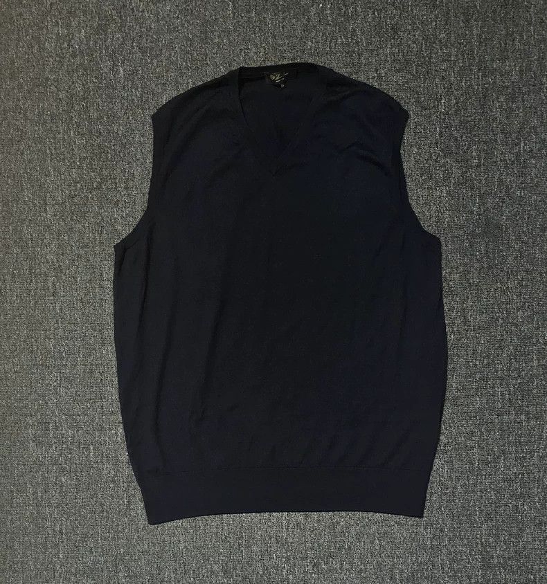 Loewe LOEWE Wool vest black vest sweater Size US XL / EU 56 / 4 - 1 Thumbnail