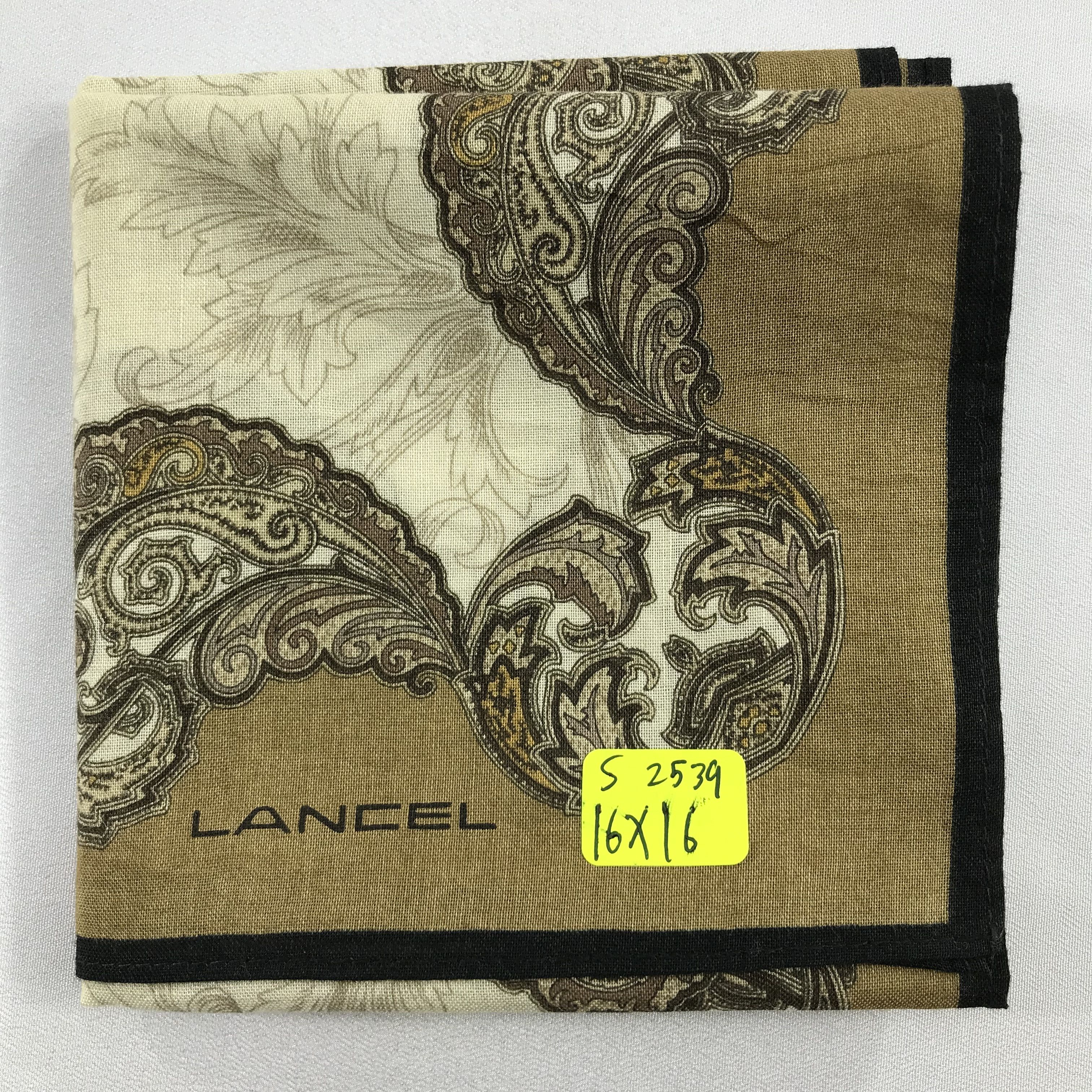 Lancel × Vintage Lancel Bandana / Handkerchief / Neckerchief - S2539 Size ONE SIZE - 5 Thumbnail