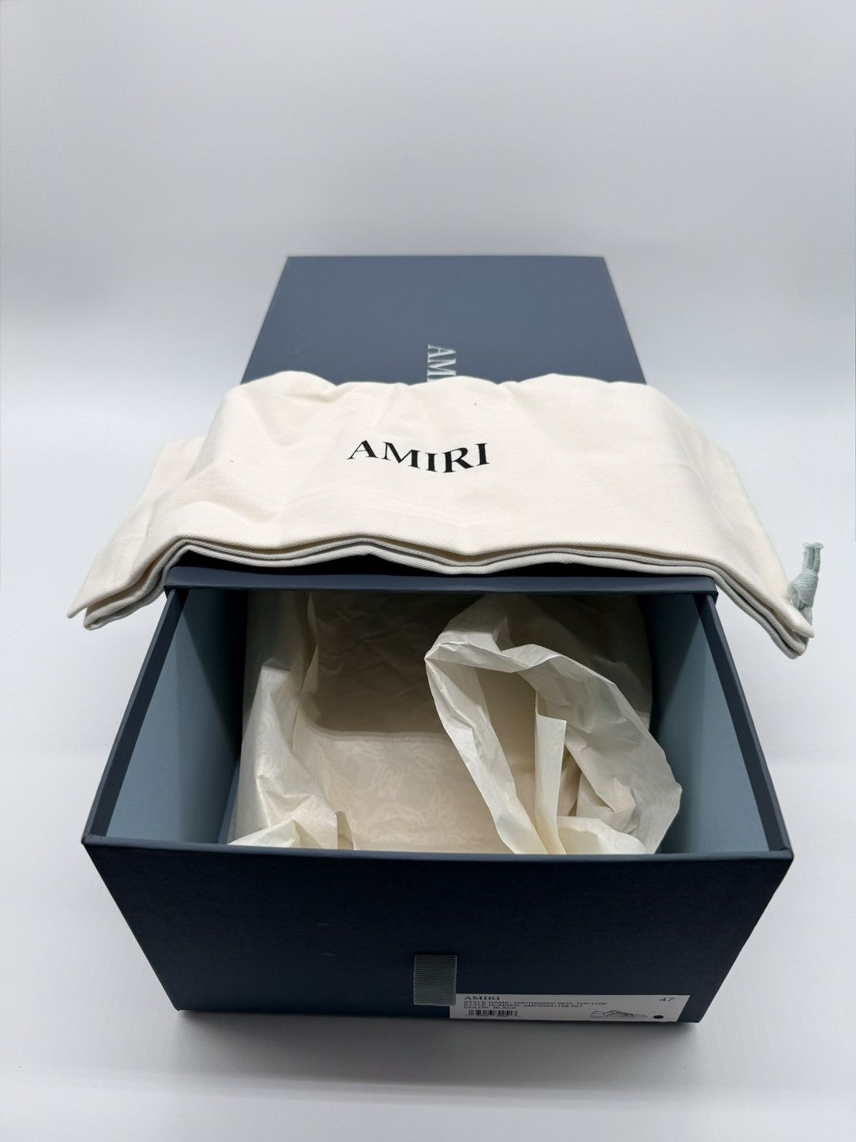 Amiri NEW Size 14 - Amiri Skel Low Black And Beige ($650 Retail) Size US 14 / EU 47 - 8 Thumbnail