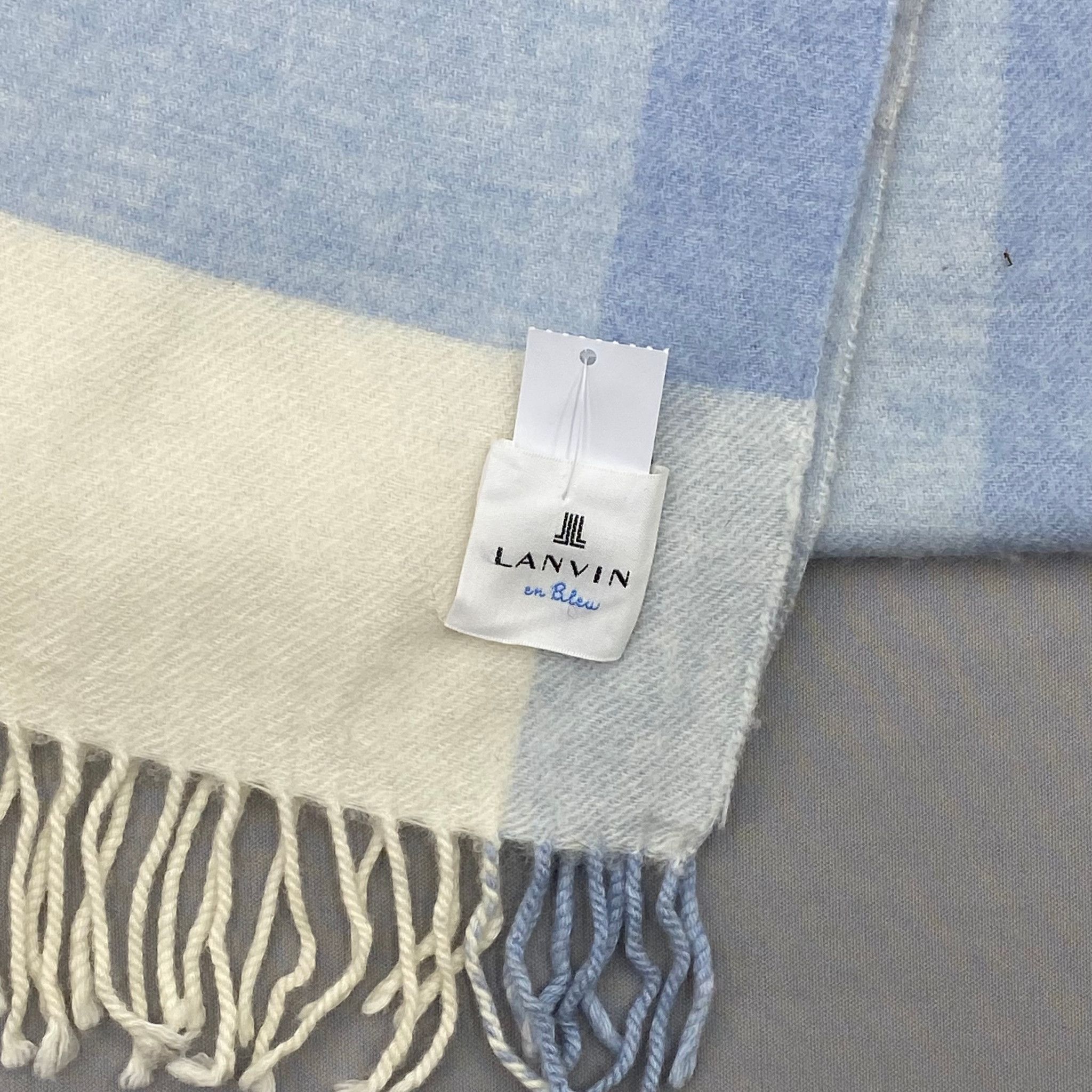 Vintage Lanvin Scarf Muffler Wool Cashmere Winter Scarves