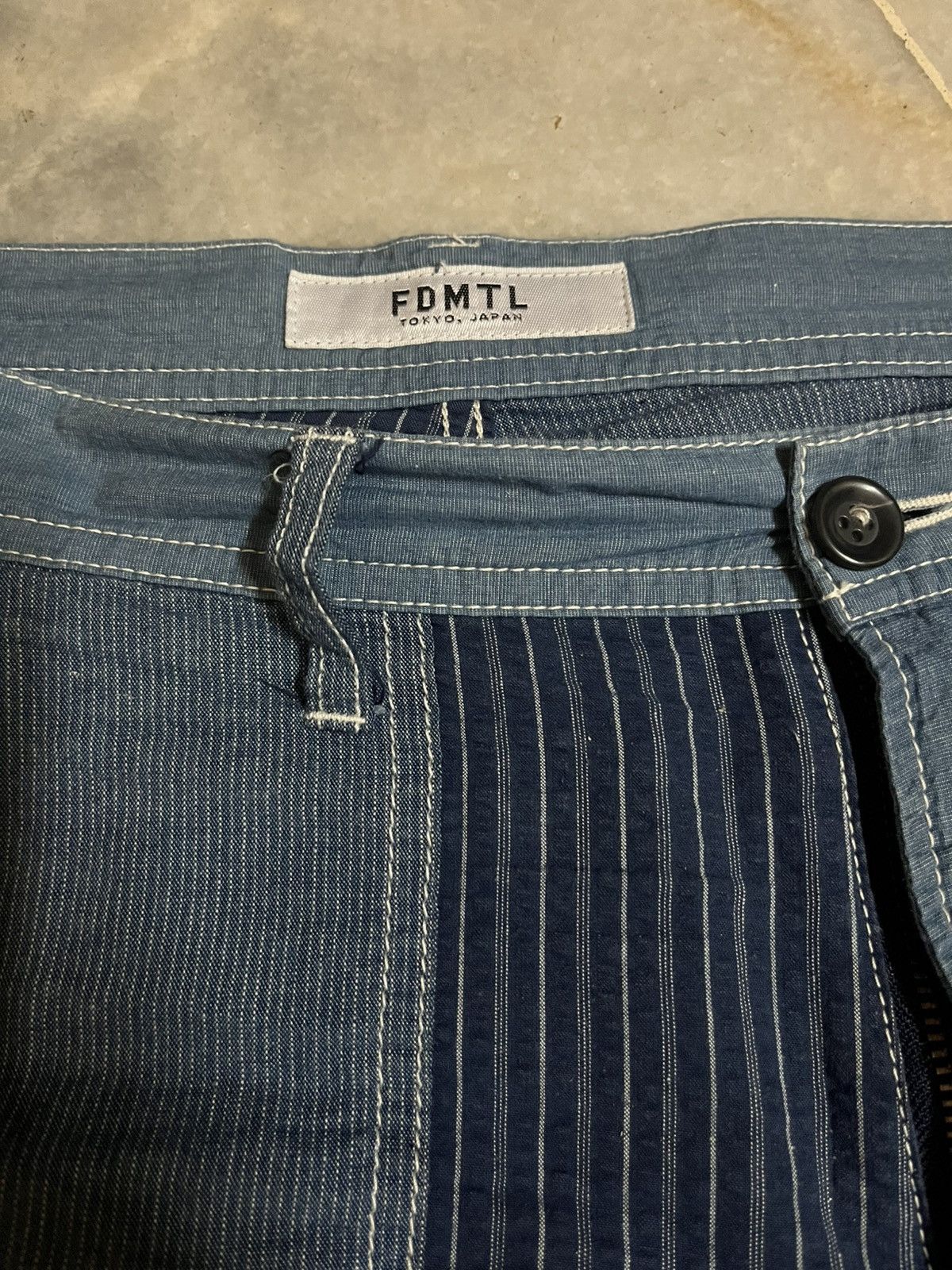 FDMTL FDMTL Sashiko Shorts Made in Japan Size US 34 / EU 50 - 8 Thumbnail
