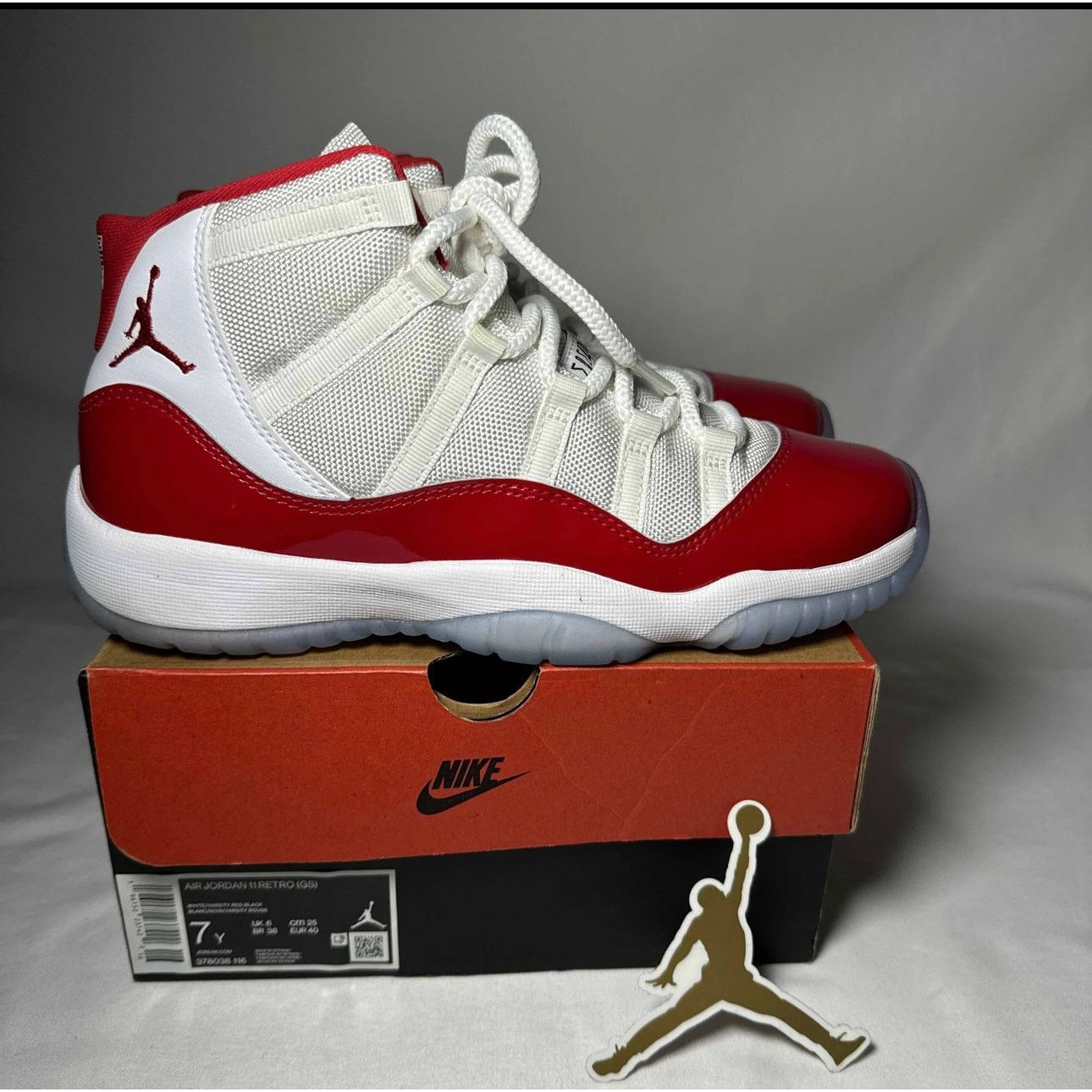 Jordan Brand × Nike Size 7 - Nike Air Jordan 11 Retro GS Cherry Men's Shoes Size US 7 / EU 40 - 1 Thumbnail