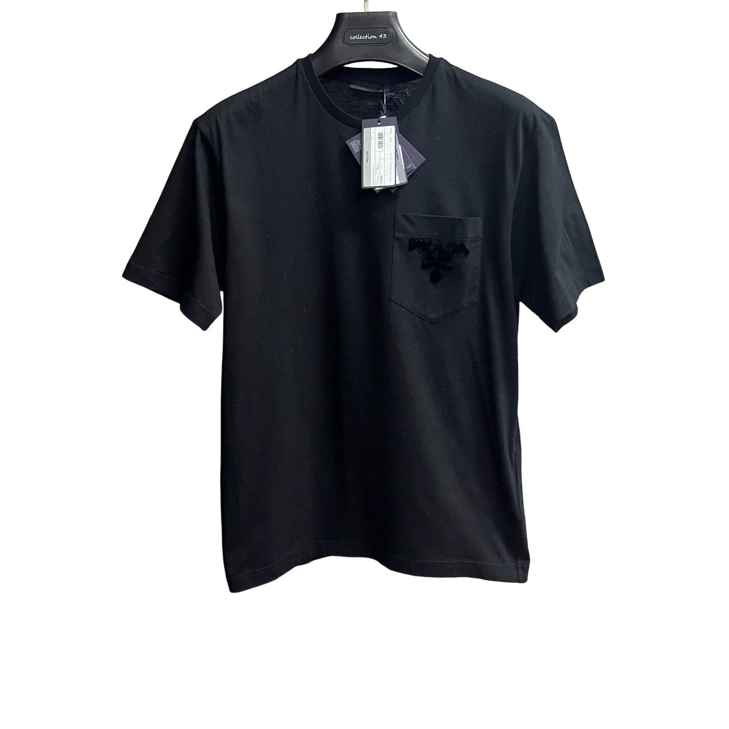 Prada Prada Black Logo Pocket T-Shirt Size S Size US S / EU 44-46 / 1 - 1 Thumbnail