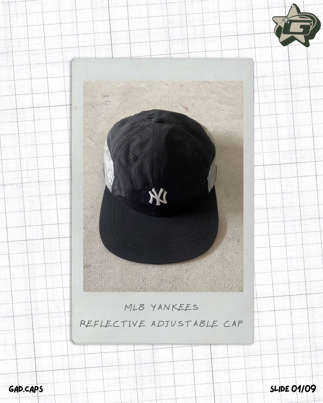 MLB MLB NY Yankees Rare Reflective Adjustable Cap. Size ONE SIZE - 1 Thumbnail